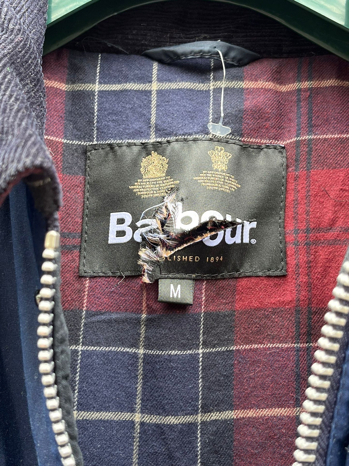 Barbour Man Amble Wax Jacket size Medium