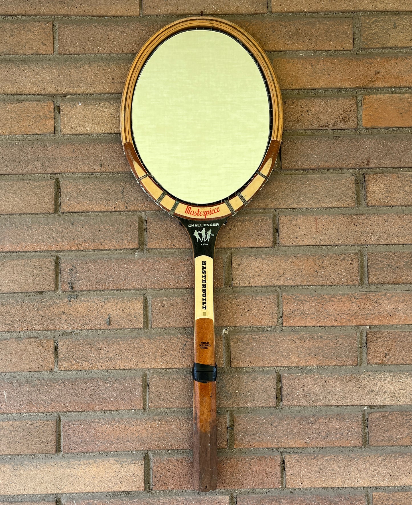 Racchetta Masterpiece Vintage in Legno con Specchio- Vintage Mirror tennis wood Racket