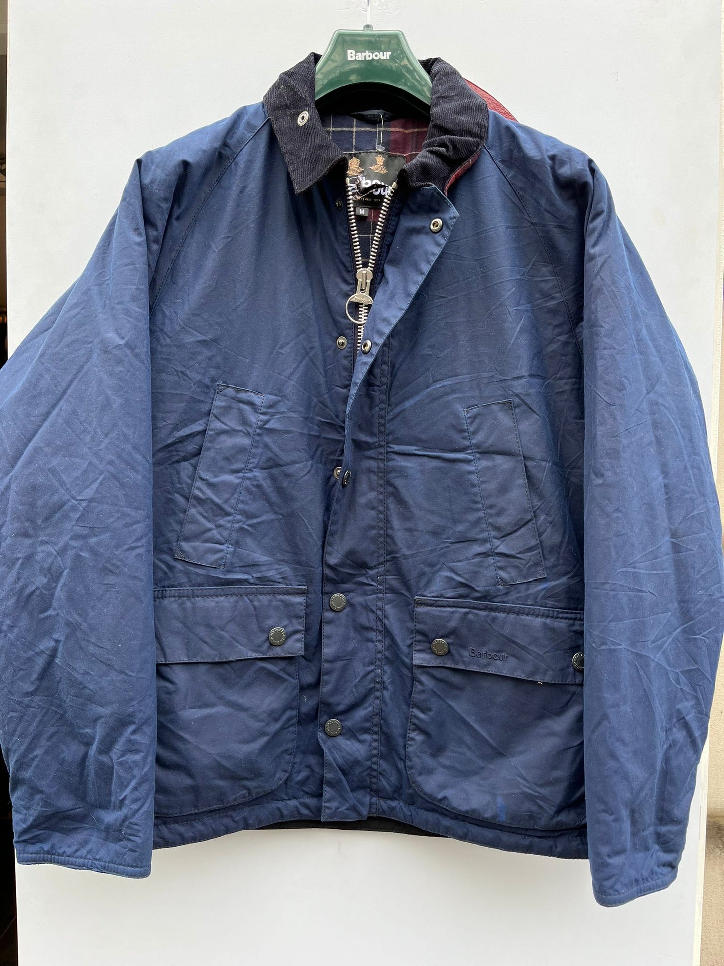 Barbour Man Amble Wax Jacket size Medium