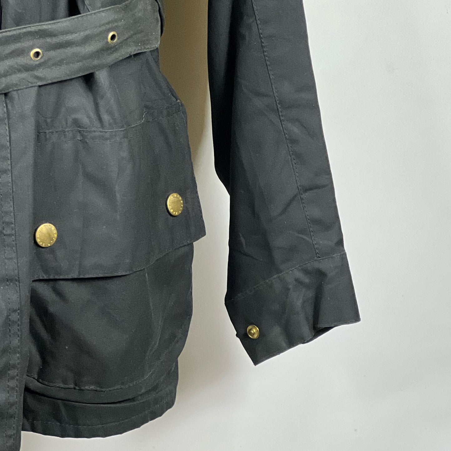 RARO Barbour International nero uomo Large C42/107cm - Black Wax International Jacket C42 Size L