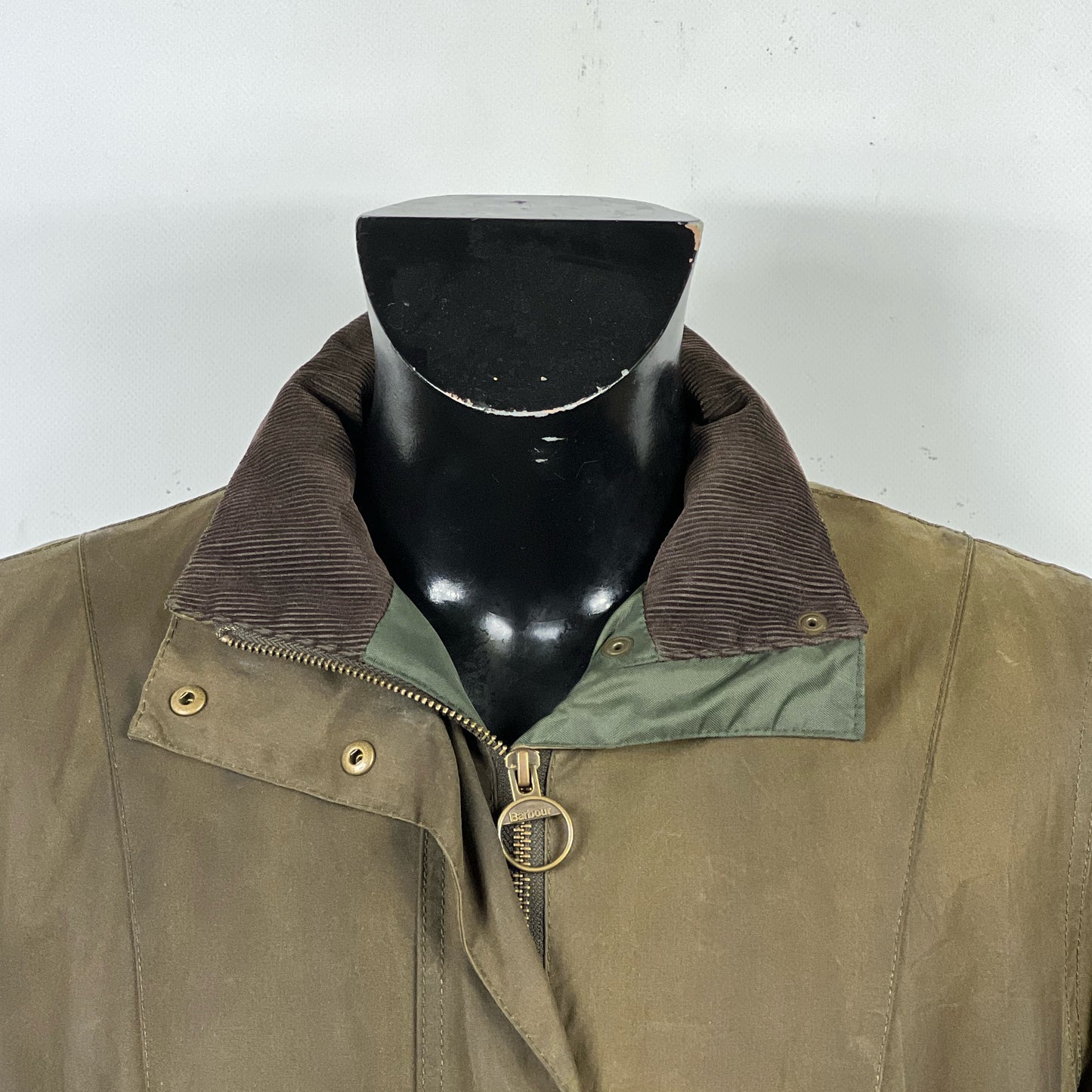 Giacca Barbour Verde Unisex Uk18 tg. 48 ita Green Waxed Unisex Coat size UK18