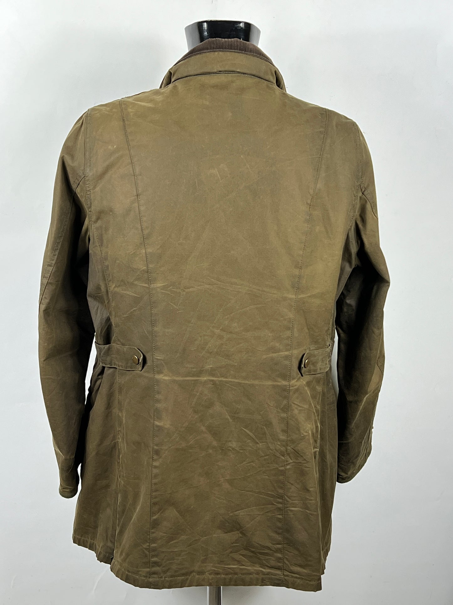 Giacca Barbour Verde Unisex Uk18 tg. 48 ita Green Waxed Unisex Coat size UK18