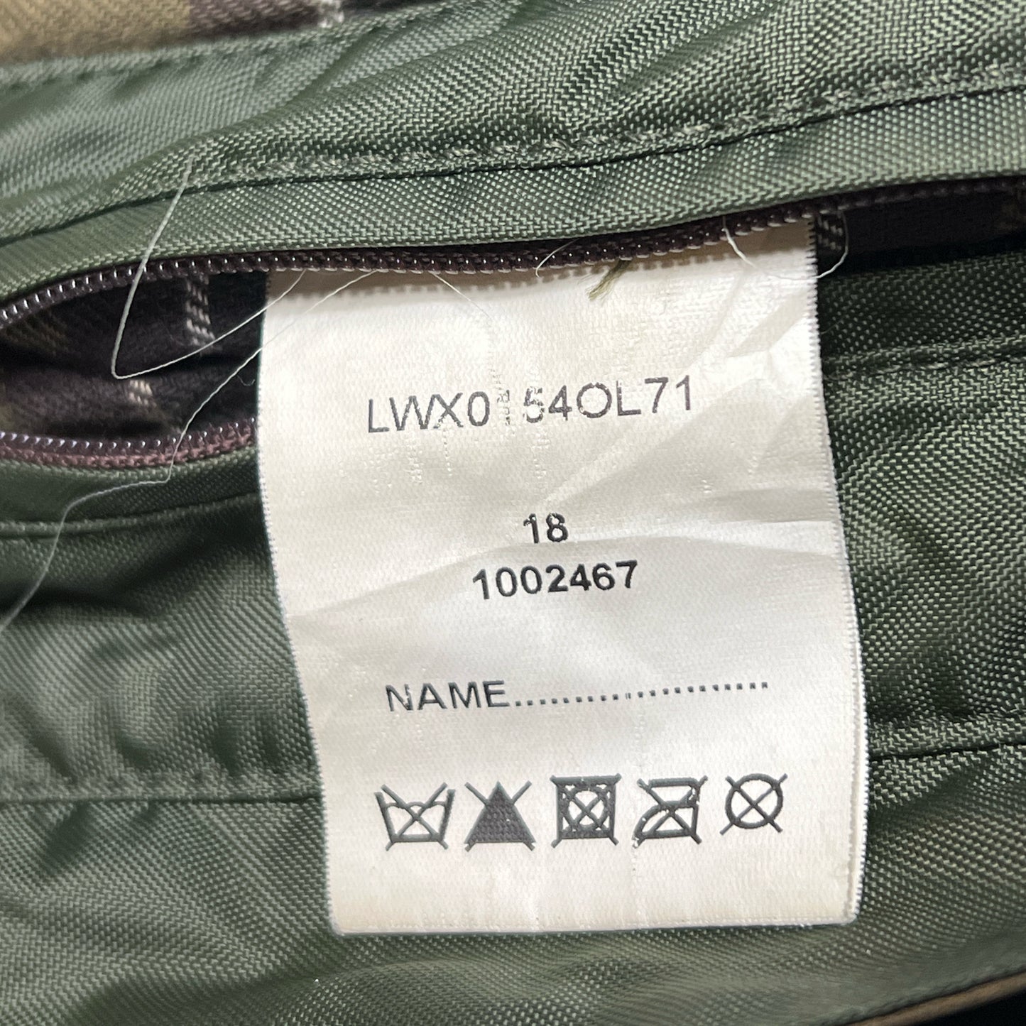 Giacca Barbour Verde Unisex Uk18 tg. 48 ita Green Waxed Unisex Coat size UK18