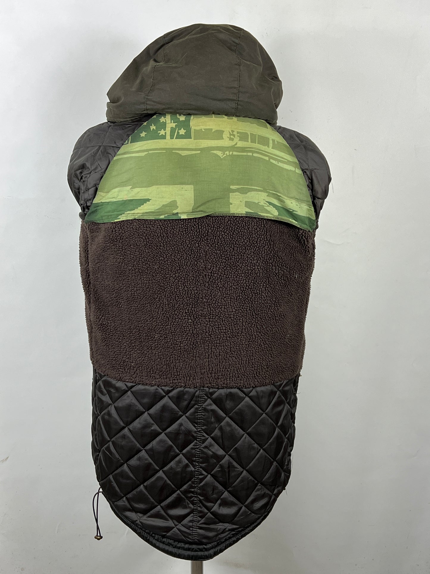 Parka Barbour verde con cappuccio Mc queen Small-Man Green Parka Jacket size Small