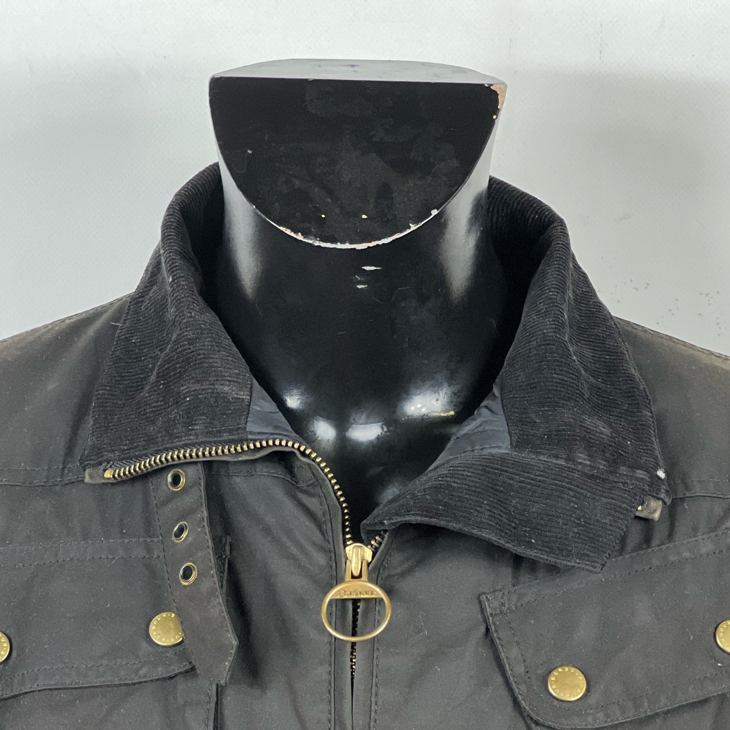 Giacca Barbour Donna nera imbottita UK14 -Lady Black jacket size UK14 tg. 42/44