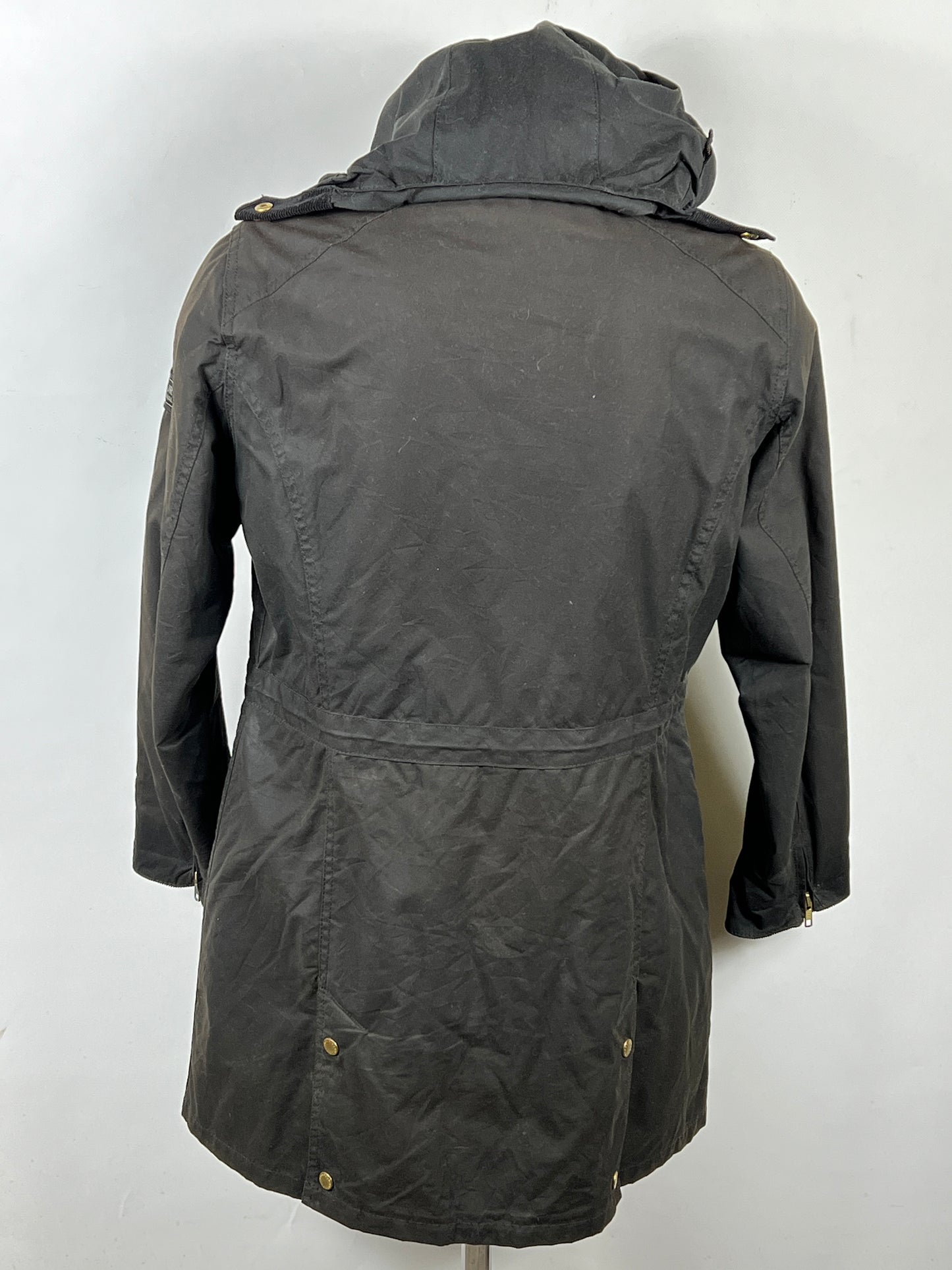 Giacca Barbour Donna nera imbottita UK14 -Lady Black jacket size UK14 tg. 42/44