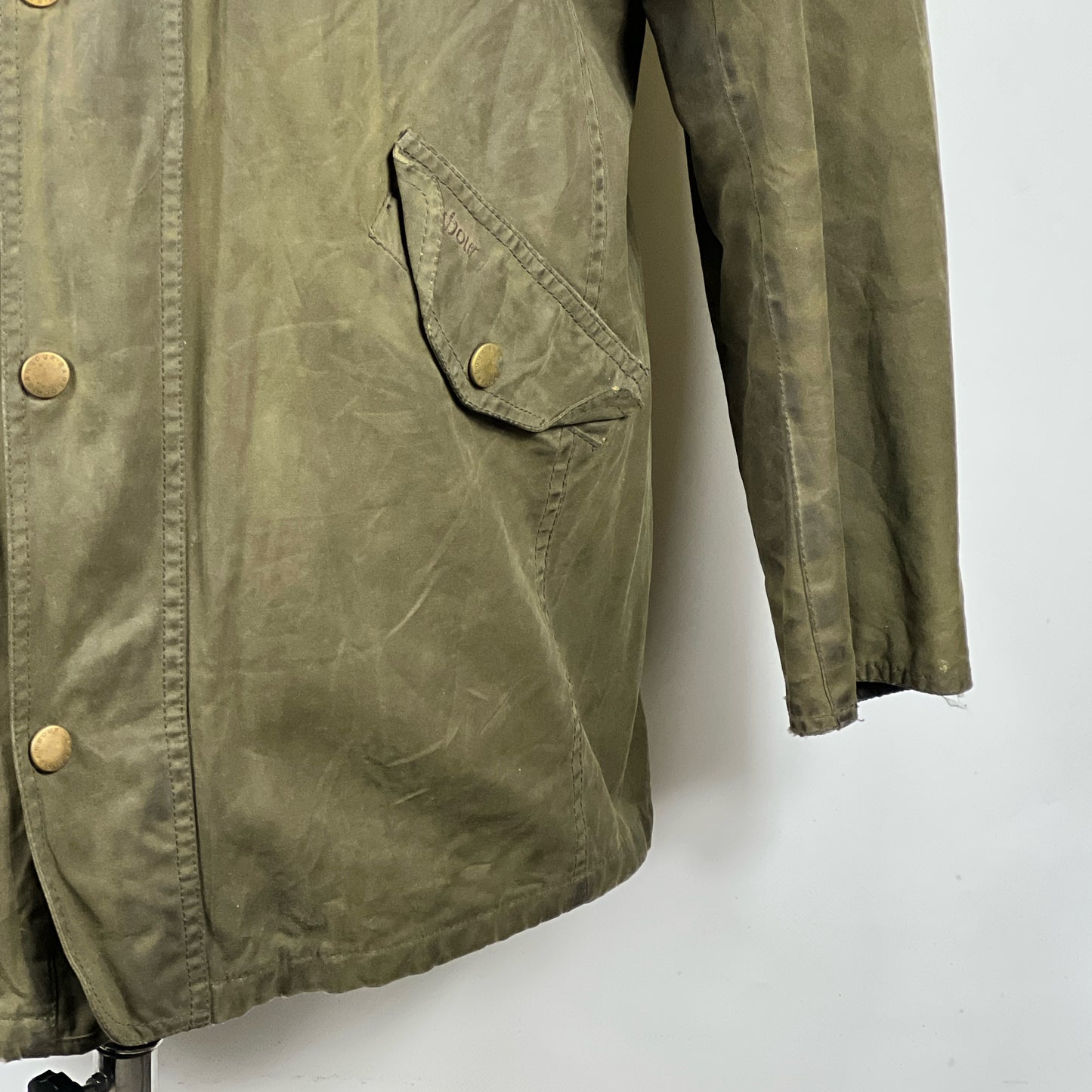 Giacca Barbour Verde New Hampshire Cerata XLarge - Man Green waxed jacket Size xl