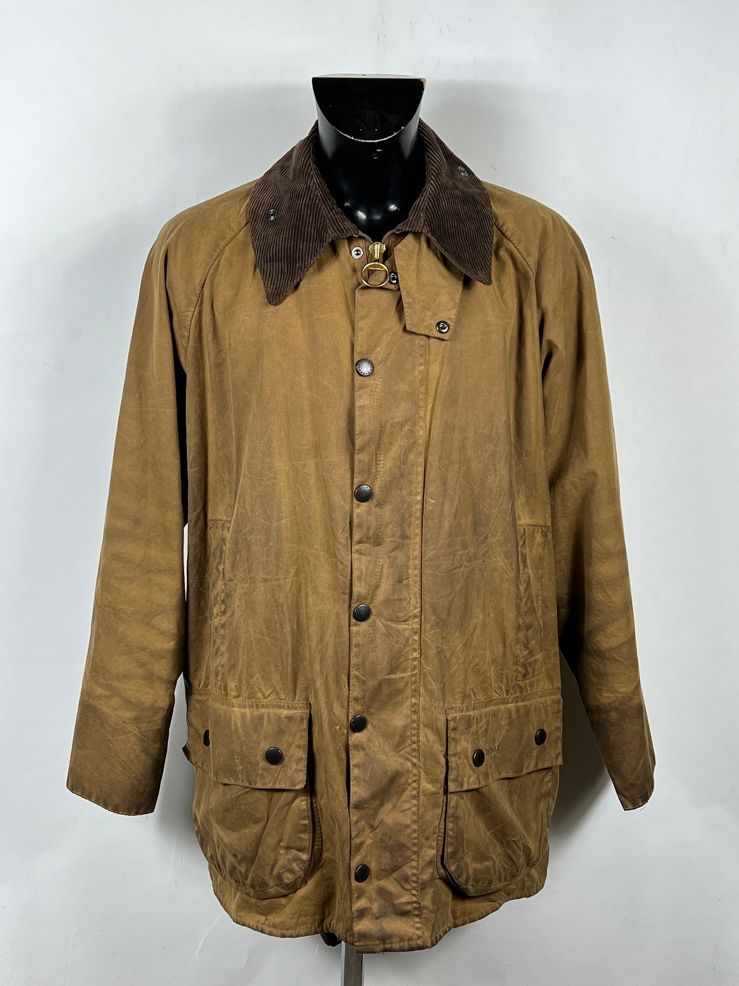 Barbour Giacca Beaufort vintage beige C46/117cm - Sand Beaufort Waxed jacket XL
