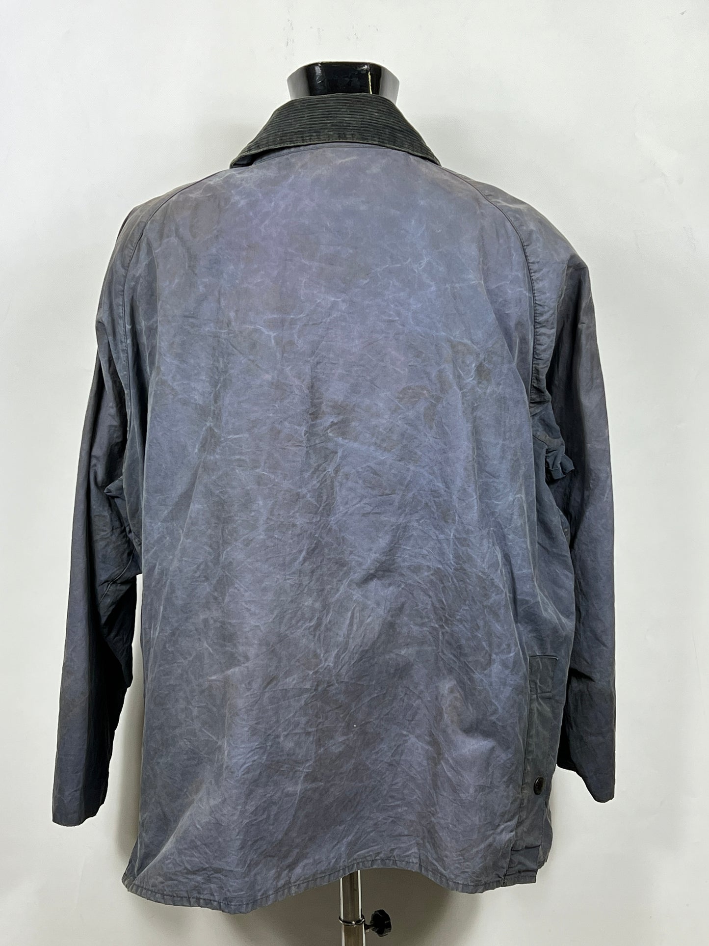 Barbour Giacca Bedale blu chiaro Vintage C50/127 CM XXL Navy Waxed Bedale Jacket