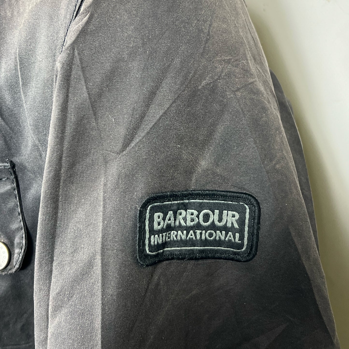 Giacca Barbour da moto Duke nero S -Man black Duke wax Jacket Size Small
