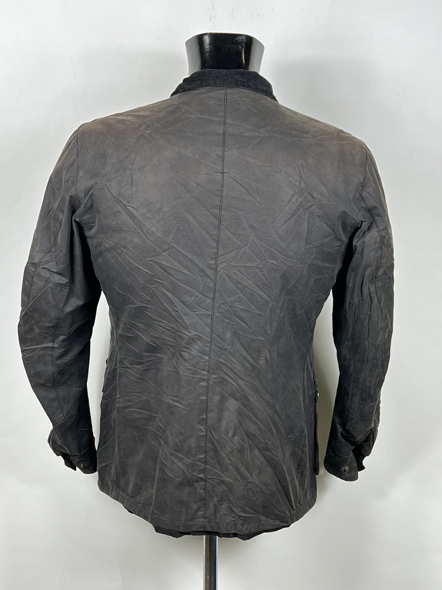 Giacca Barbour da moto Duke nero S -Man black Duke wax Jacket Size Small