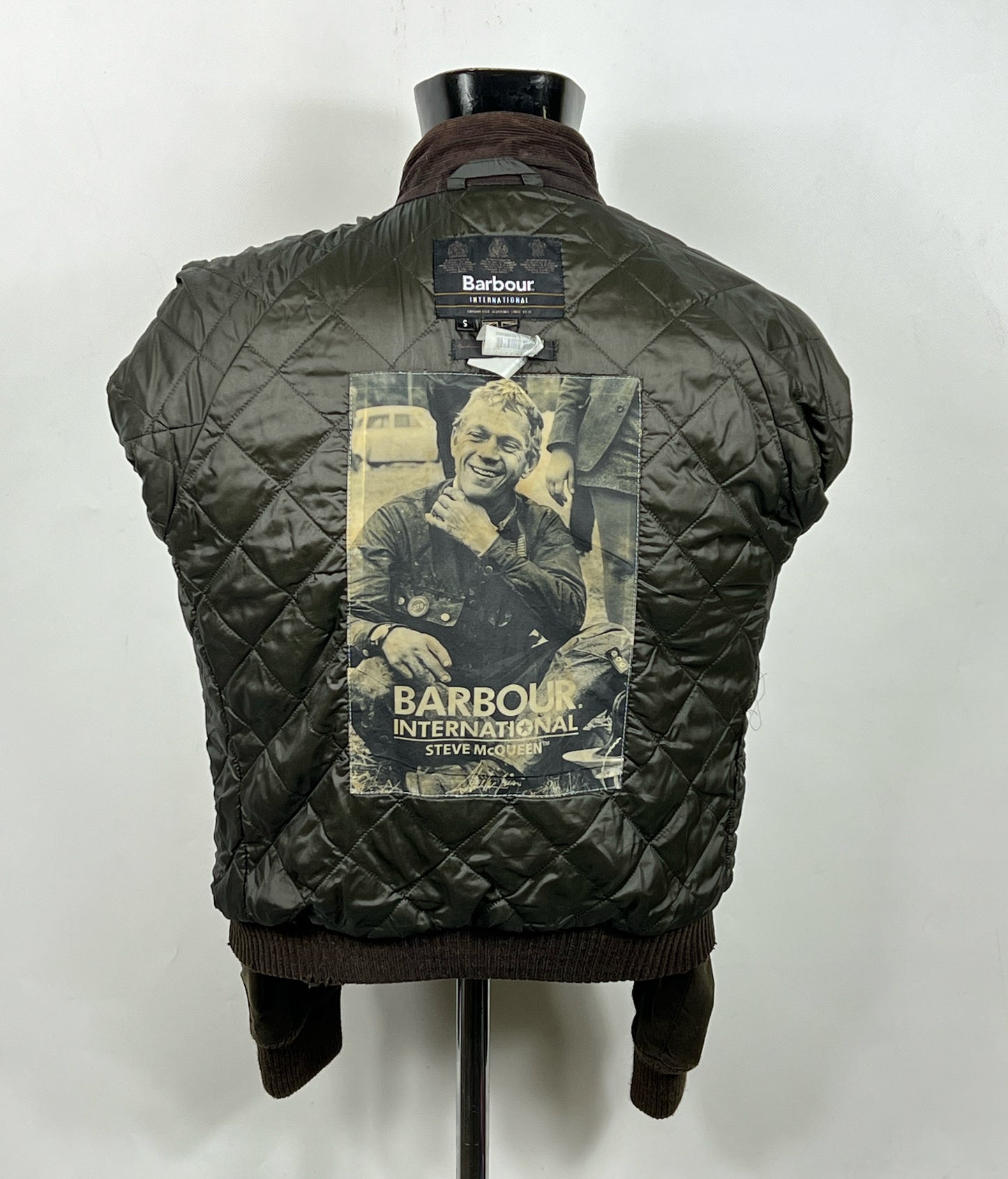 Barbour Merchant Steve Mc Queen Verde Small SLIM FIT- Man Green Steve Mc Queen Size S