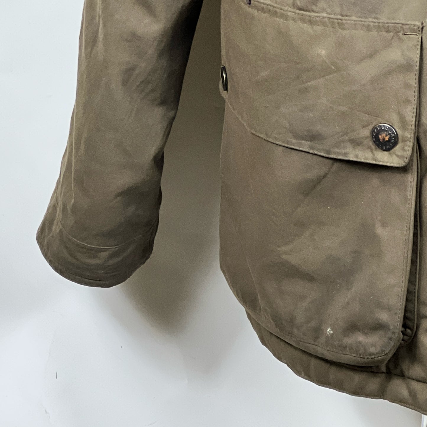 Barbour Giacca Uomo Impermeabile verde Small Man Waterproof green jacket size S