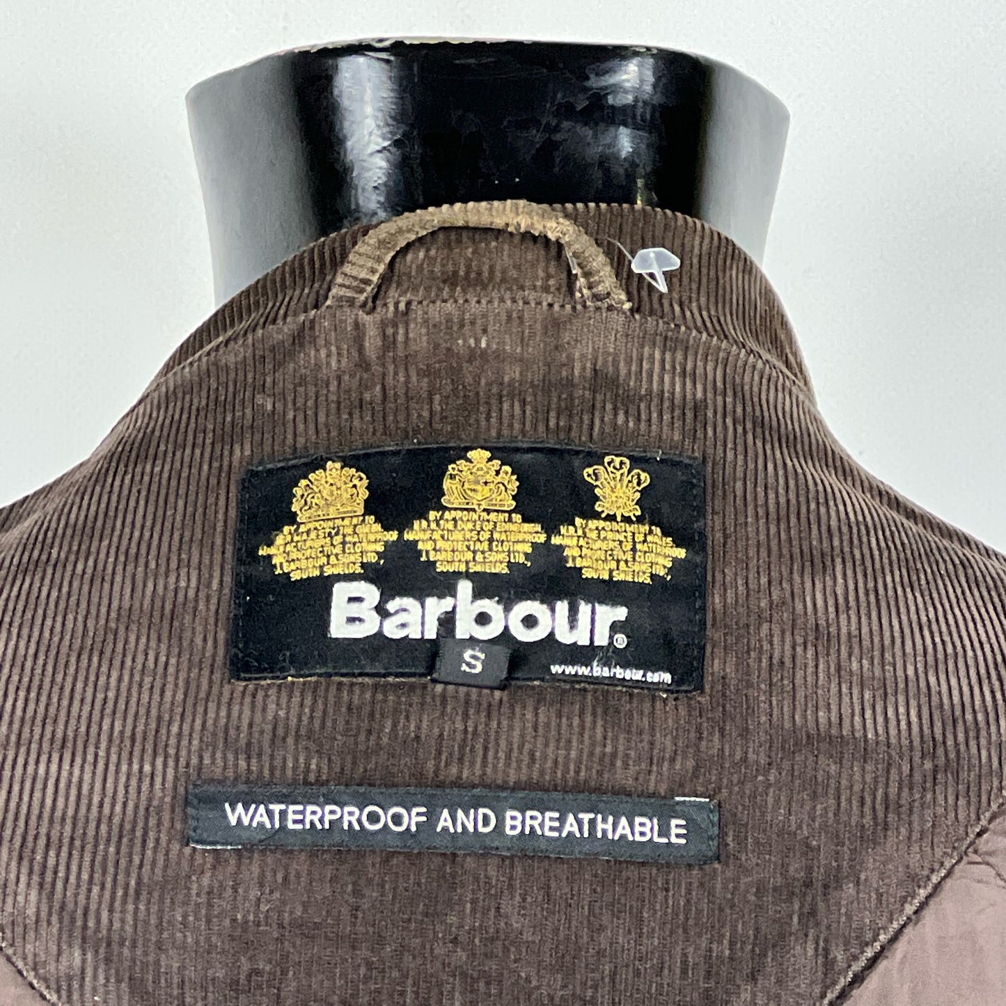 Barbour Giacca Uomo Impermeabile verde Small Man Waterproof green jacket size S