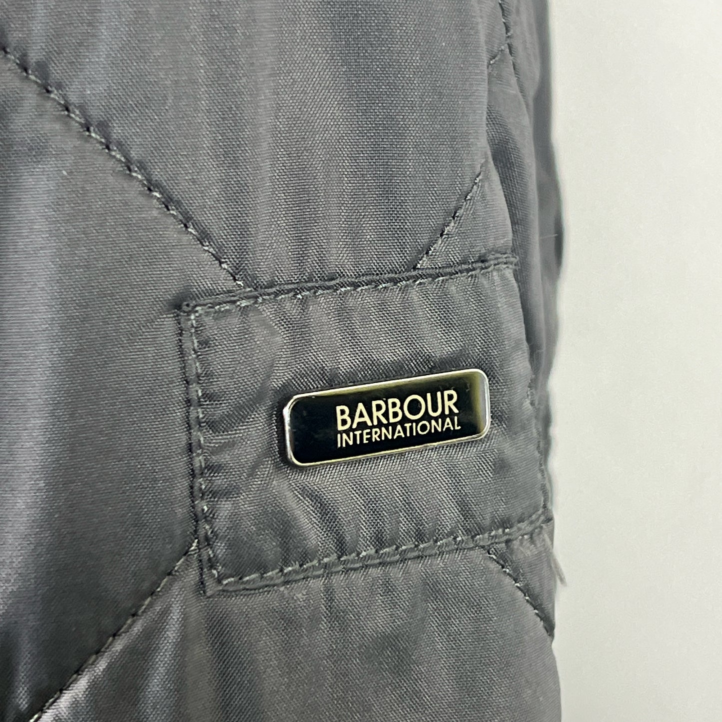 Barbour Giacca grigio Uomo Ariel Polarquilt Small Man Charcoal Quilt Jacket Size S