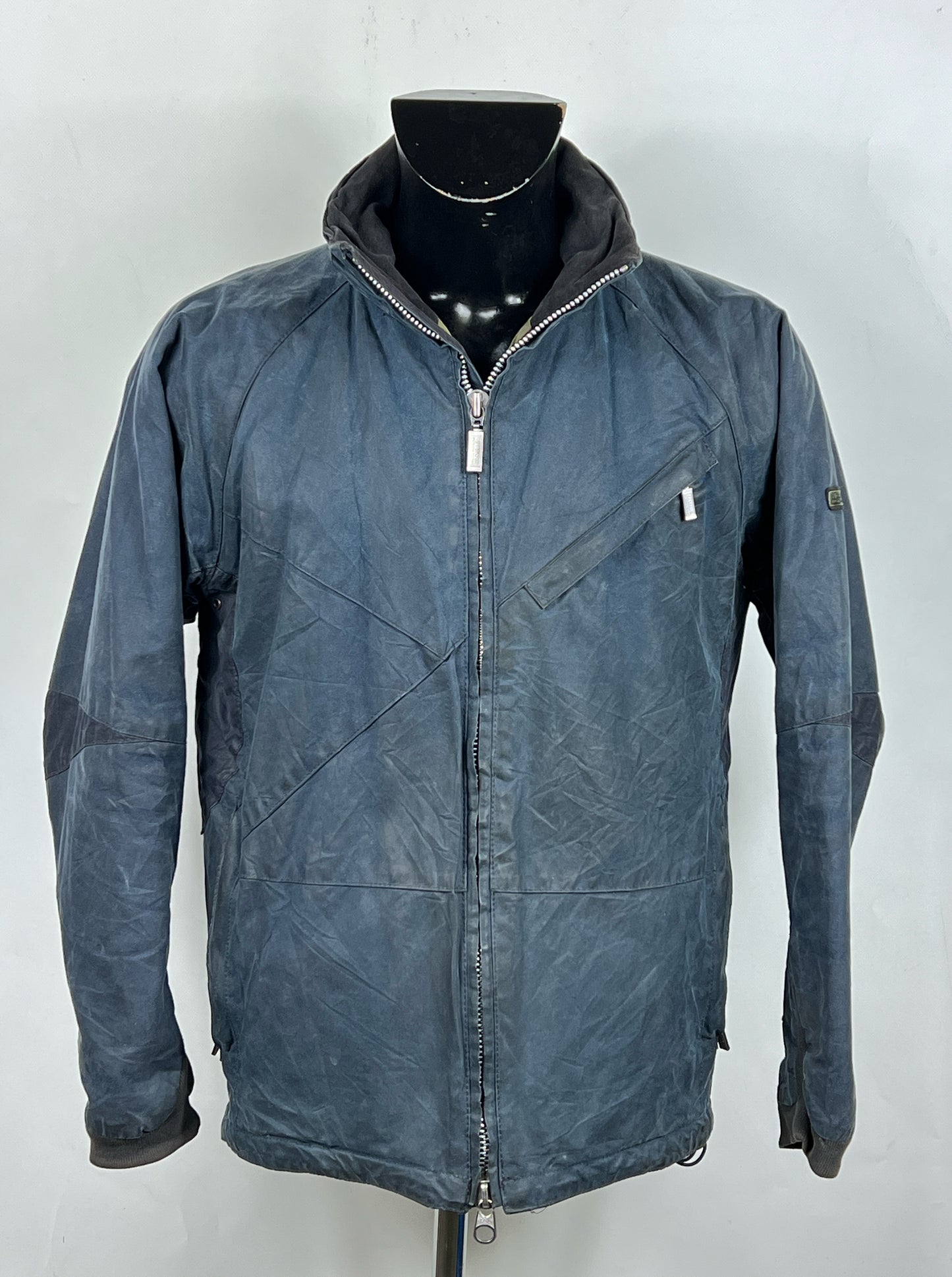 Giacca Barbour International Blu Small- Man Navy International Leeve wax jacket S