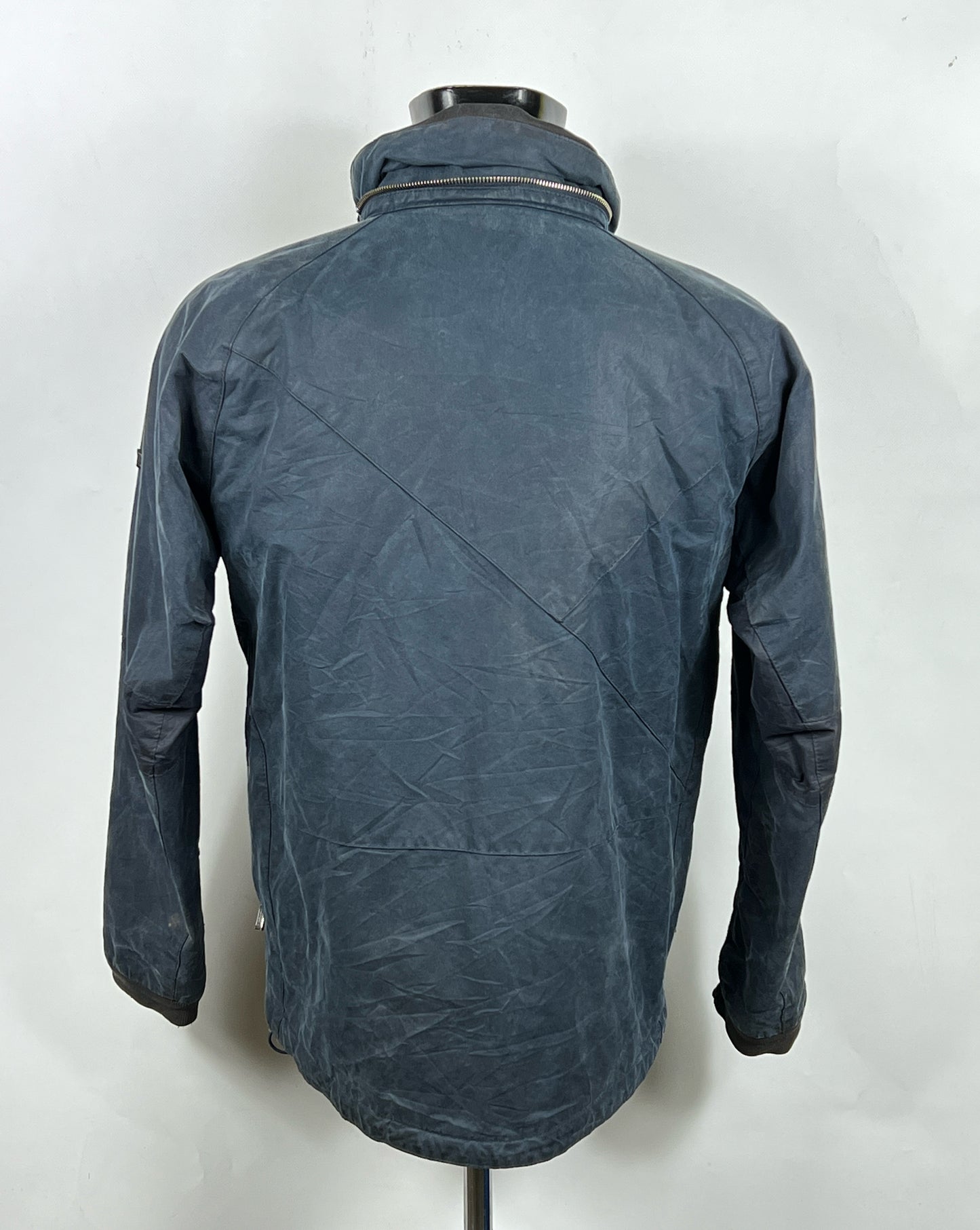 Giacca Barbour International Blu Small- Man Navy International Leeve wax jacket S
