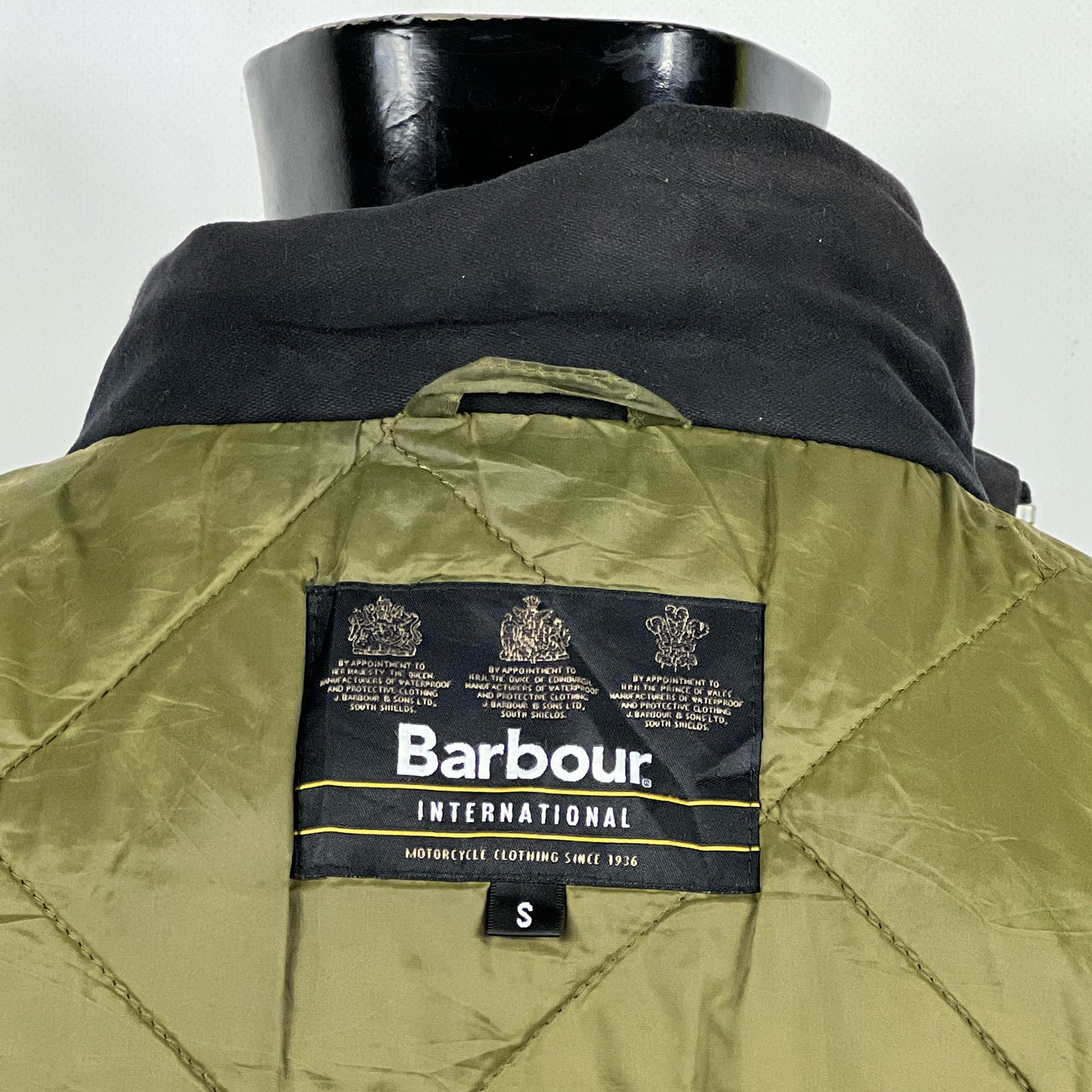 Giacca Barbour International Blu Small- Man Navy International Leeve wax jacket S
