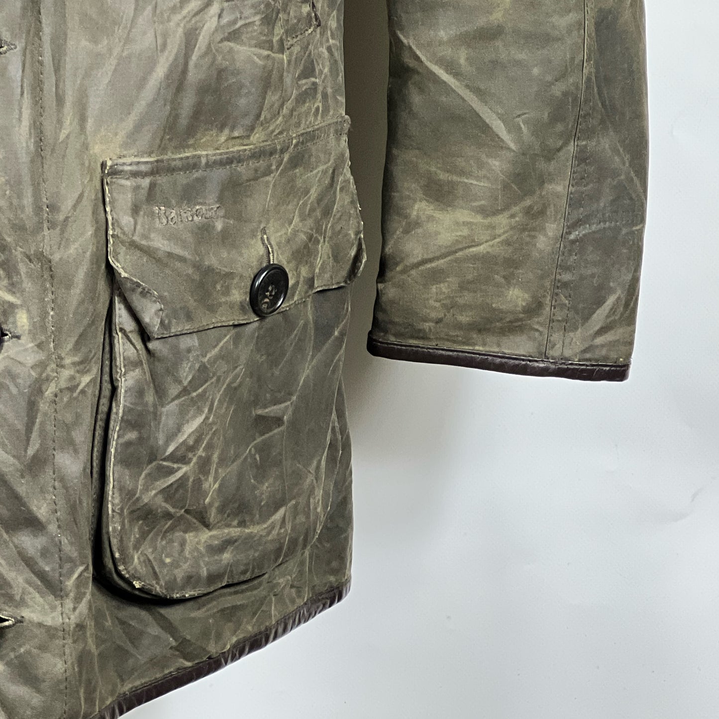 Giacca Barbour Longhurst Verde Small- Man Green wax Longhurst Jacket Size Small