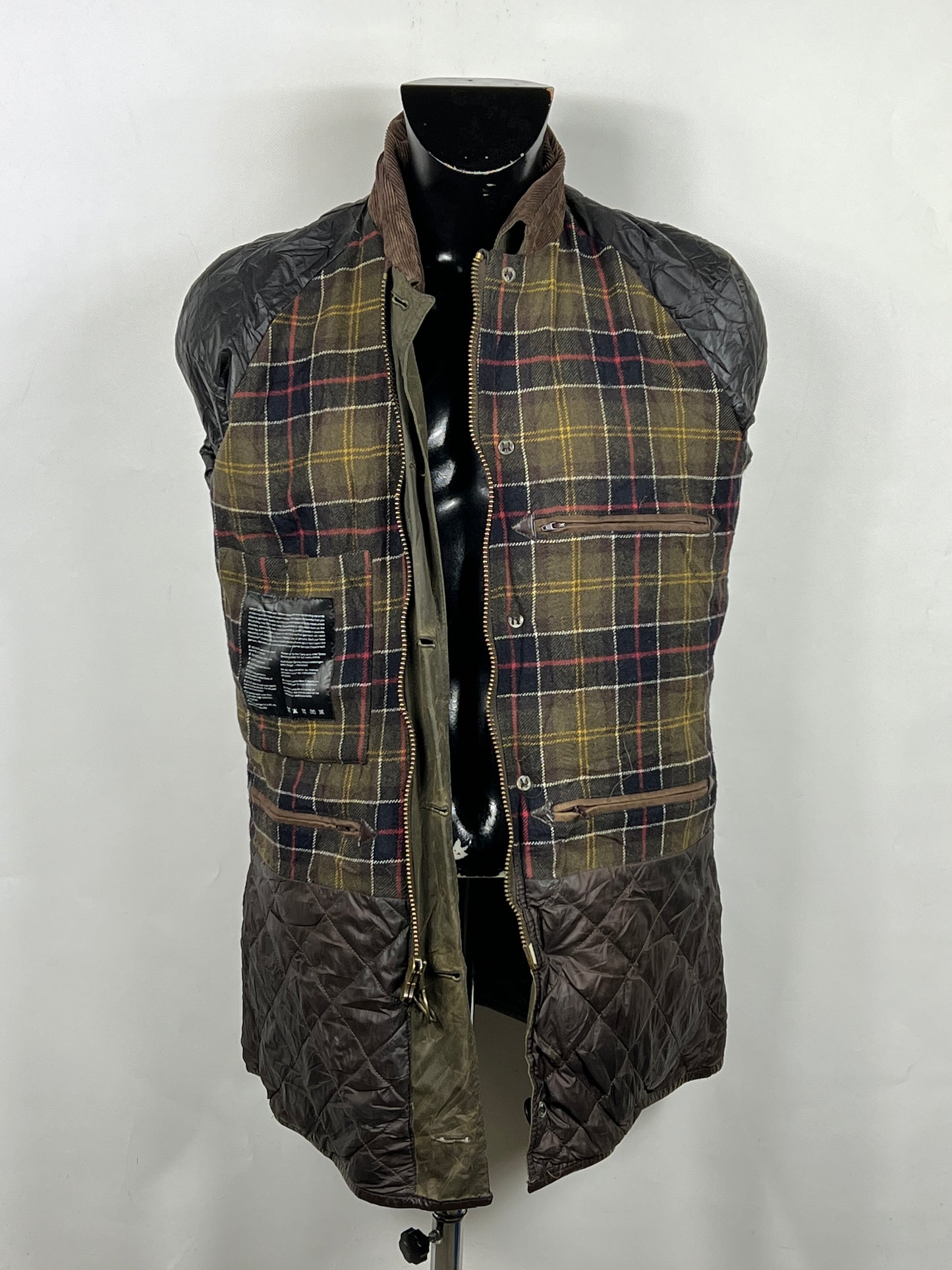 Giacca Barbour Longhurst Verde Small- Man Green wax Longhurst Jacket Size Small