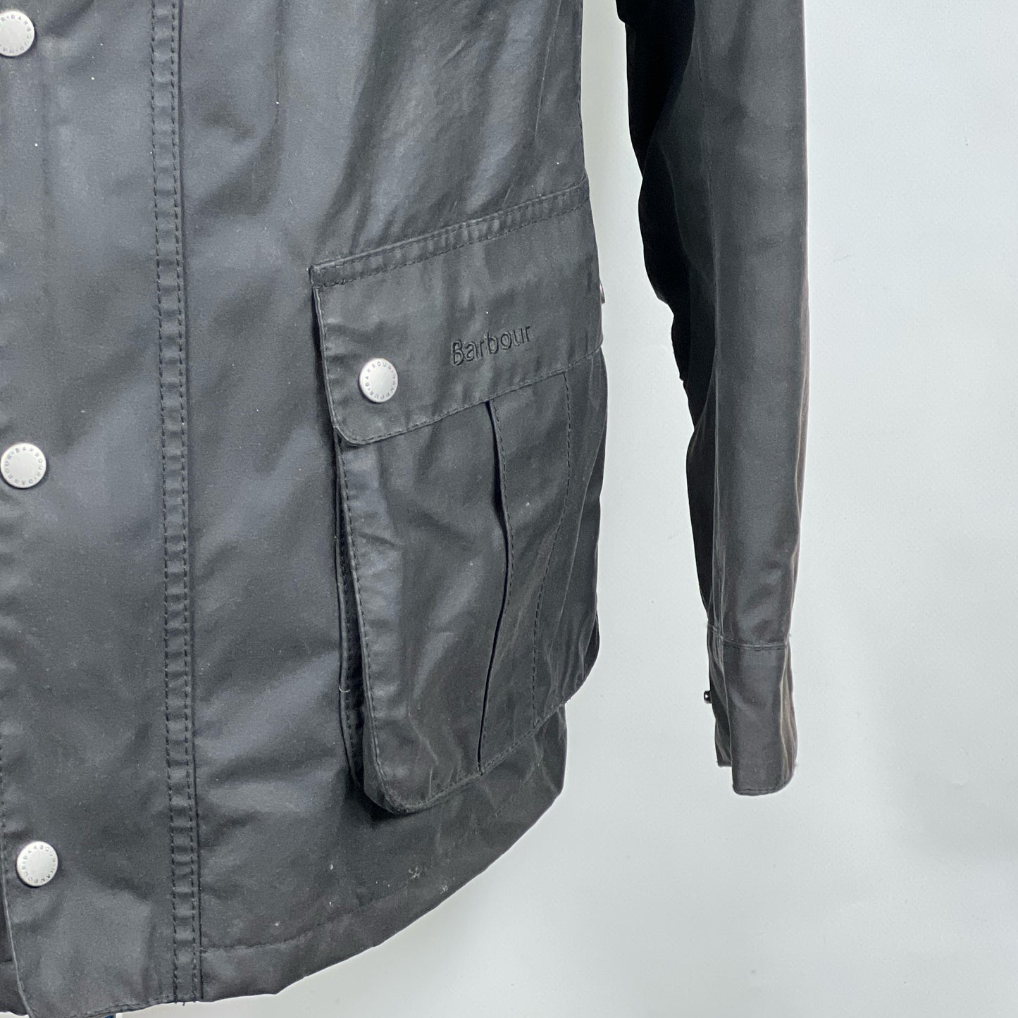Giacca Barbour International Duke nero M - Man black Duke wax Jacket Size M