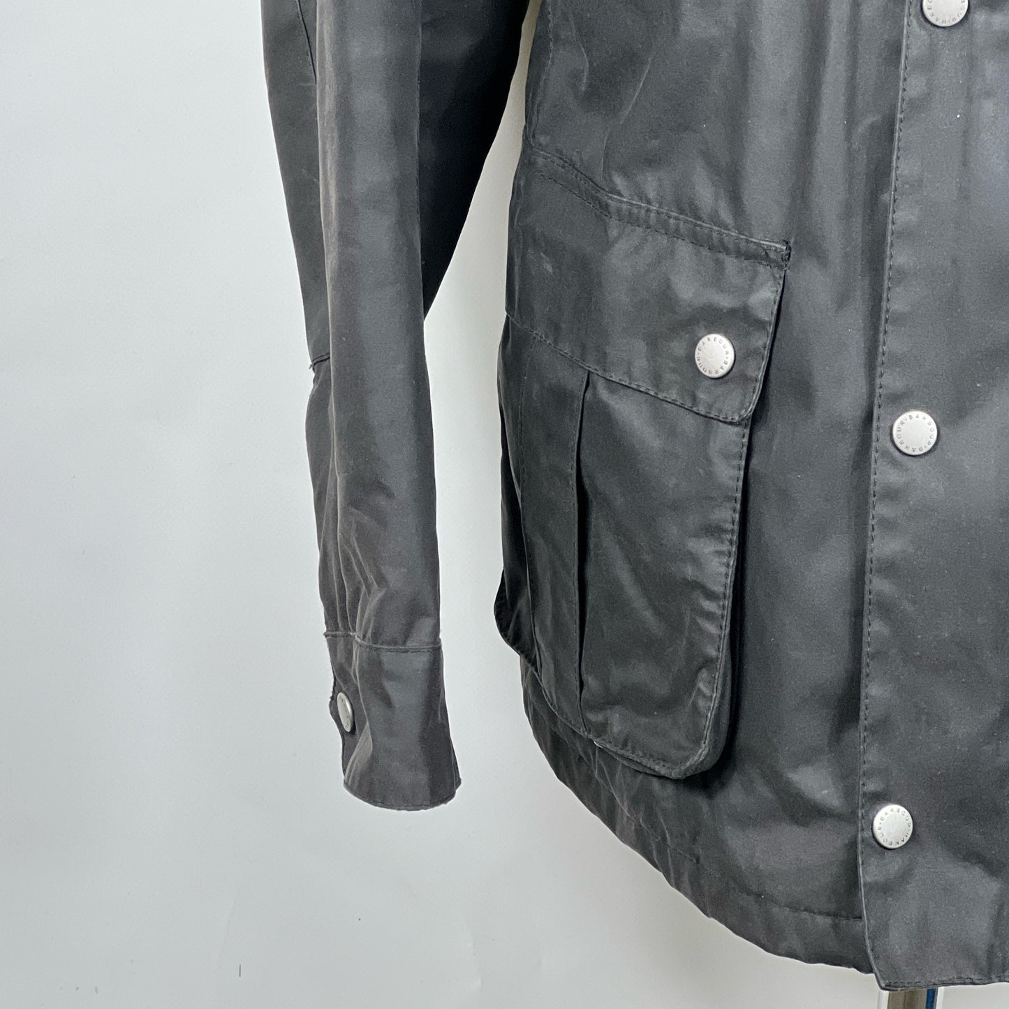 Giacca Barbour International Duke nero M - Man black Duke wax Jacket Size M