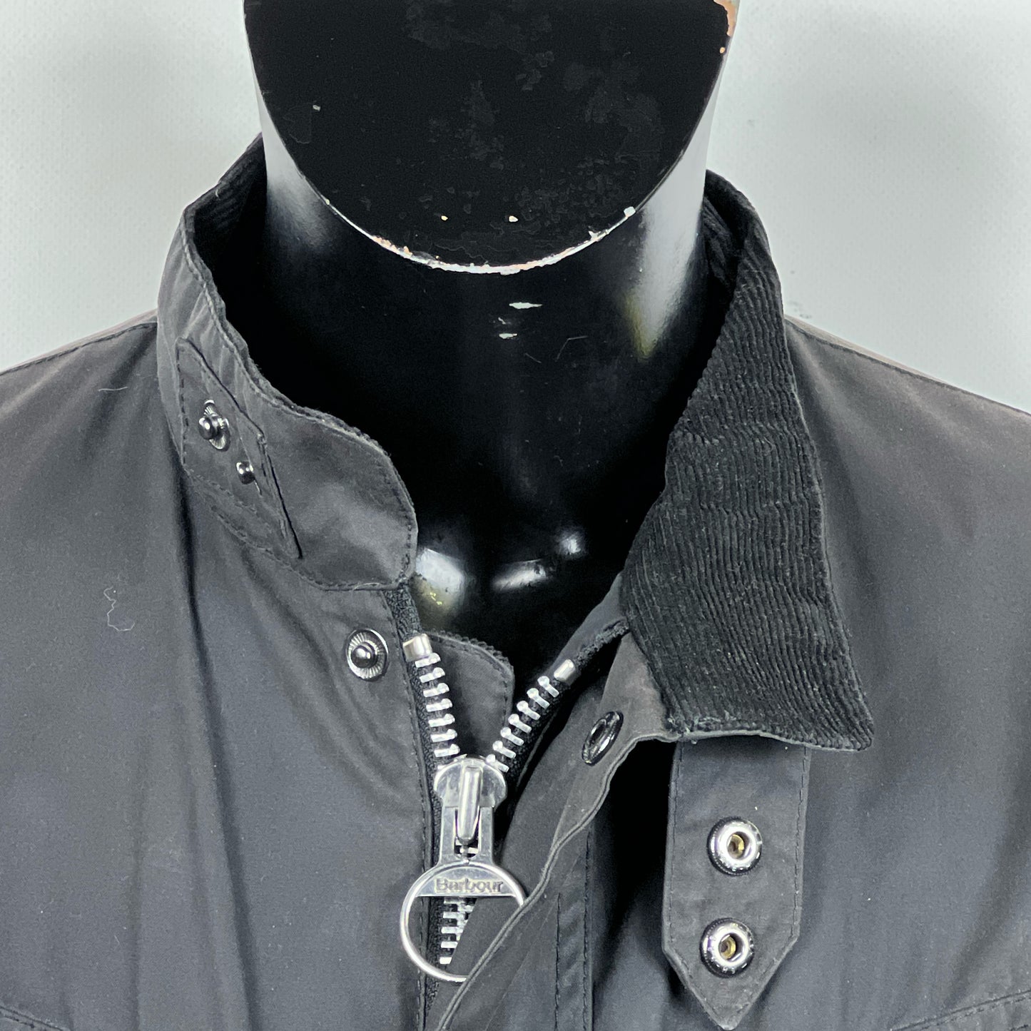 Giacca Barbour International Duke nero M - Man black Duke wax Jacket Size M