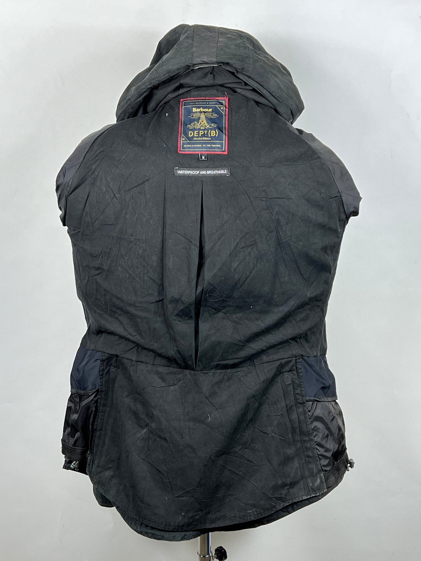 Giacca Barbour Dept B nera Galbi wax jacket Medium-Black Dept B wax jacket size M