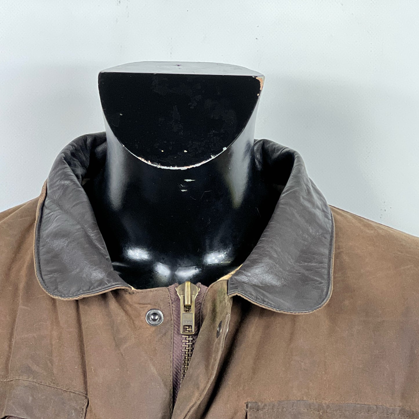 Barbour Giacca Uomo Bushman Marrone Medium- Man Wax Brown Jacket Size M