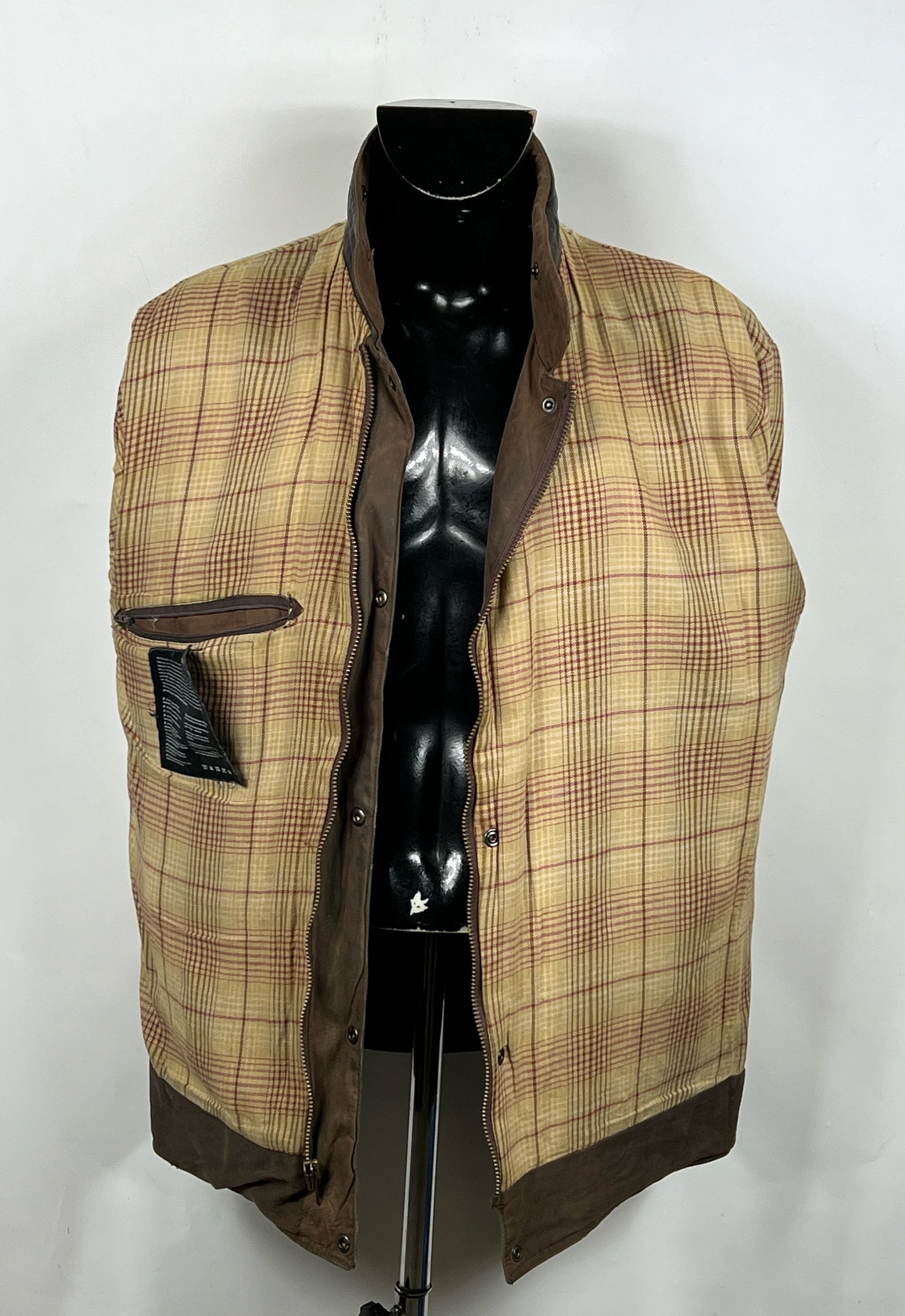 Barbour Giacca Uomo Bushman Marrone Medium- Man Wax Brown Jacket Size M