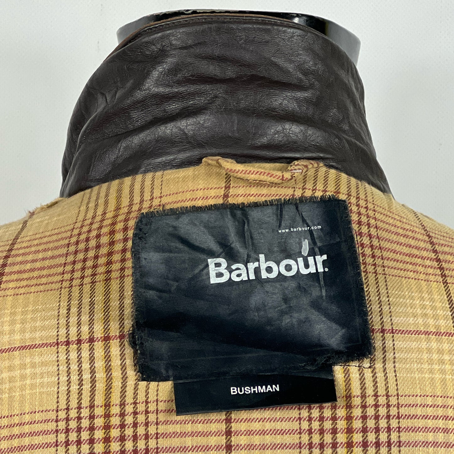 Barbour Giacca Uomo Bushman Marrone Medium- Man Wax Brown Jacket Size M