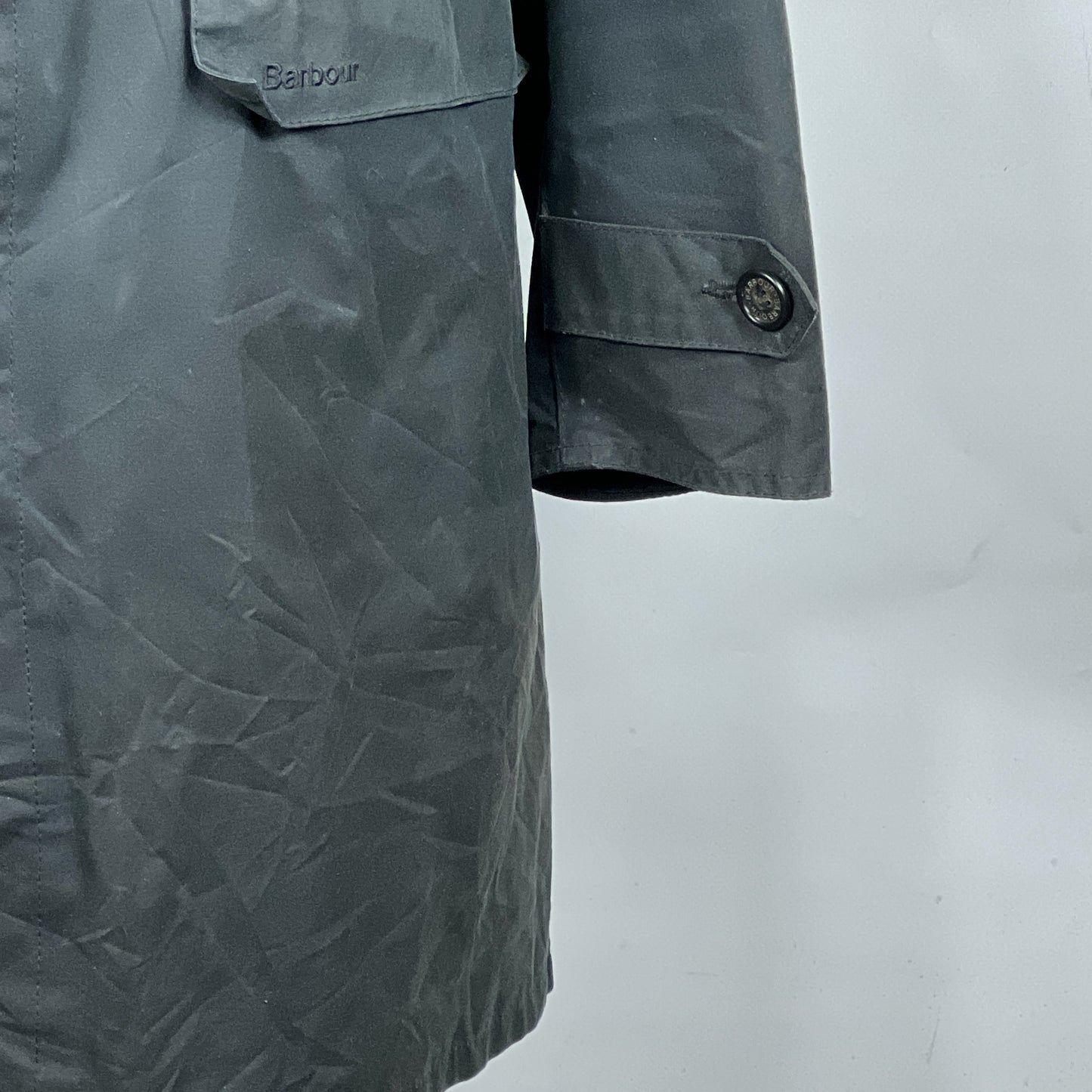 Barbour Cappotto Brambling blu cerato -Man Navy Brambling wax coat size M