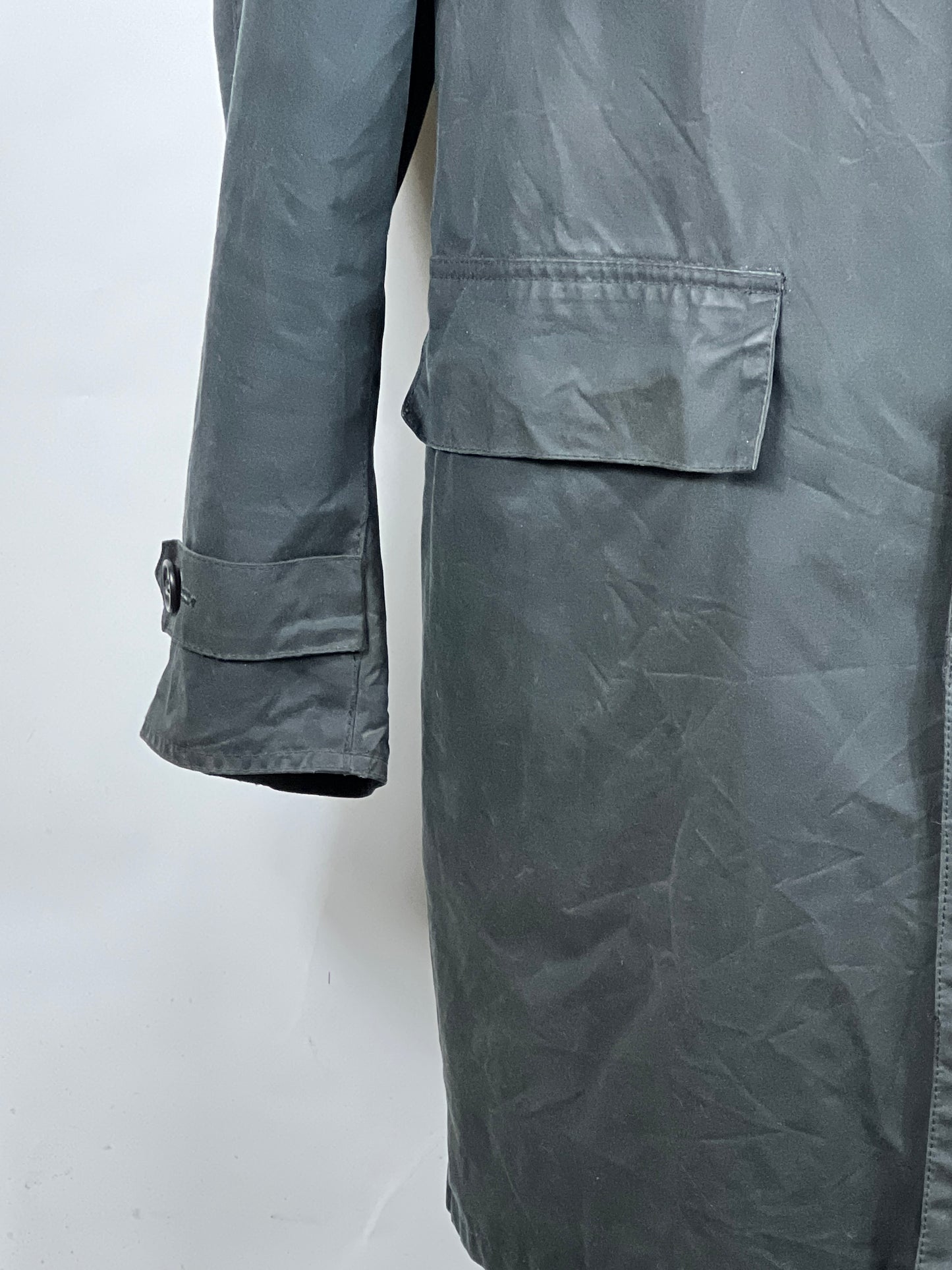 Barbour Cappotto Brambling blu cerato -Man Navy Brambling wax coat size M