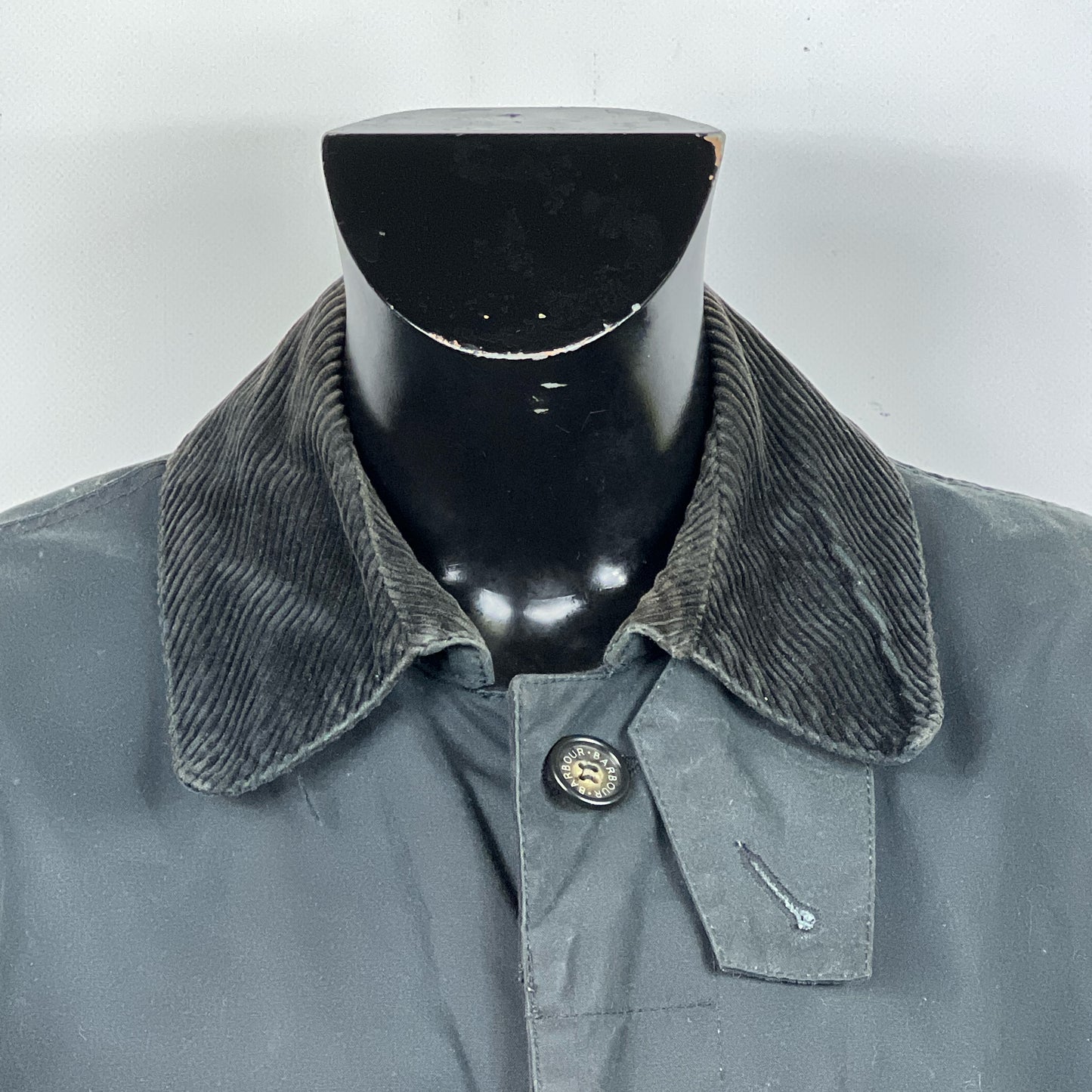 Barbour Cappotto Brambling blu cerato -Man Navy Brambling wax coat size M