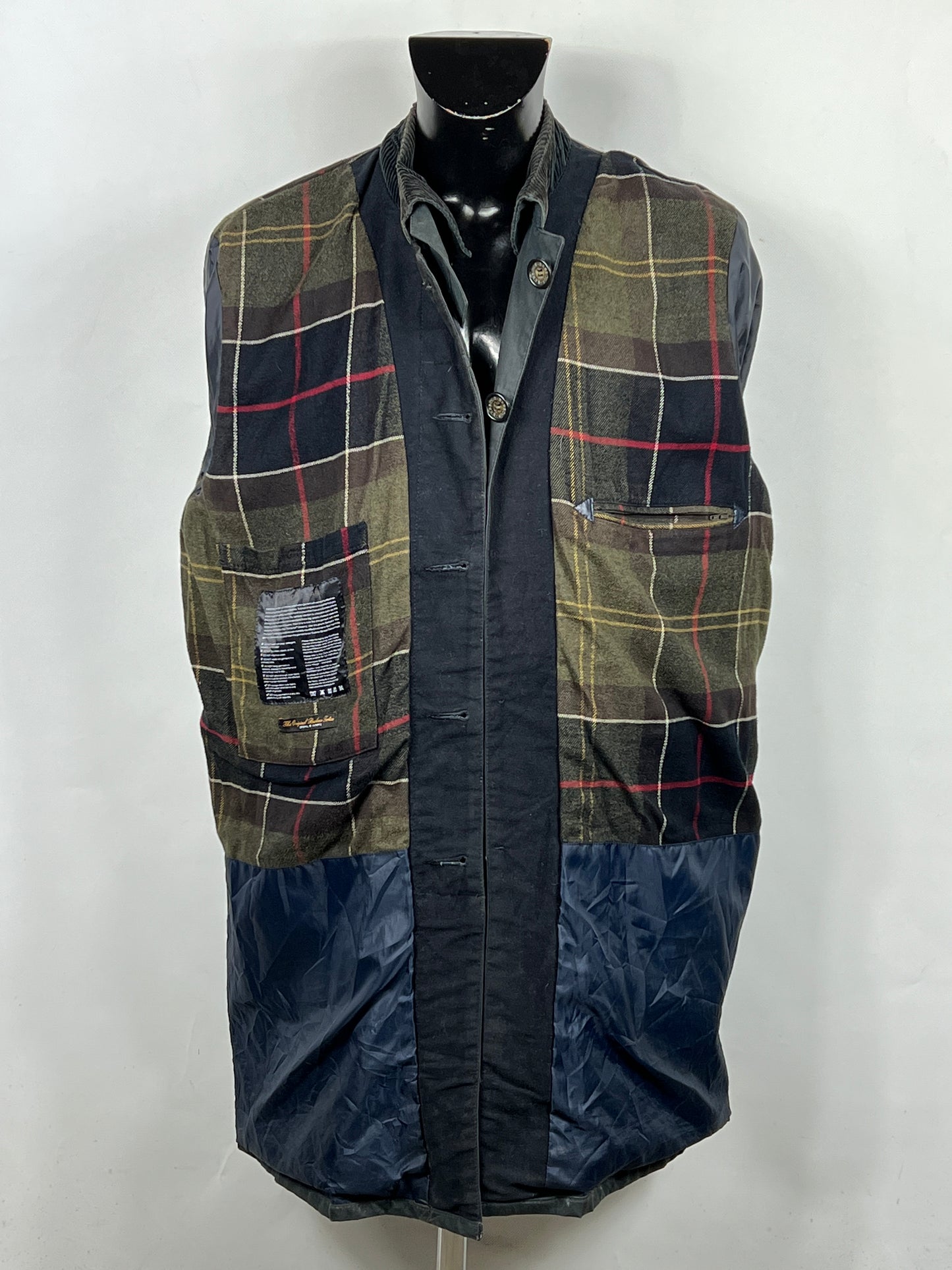 Barbour Cappotto Brambling blu cerato -Man Navy Brambling wax coat size M