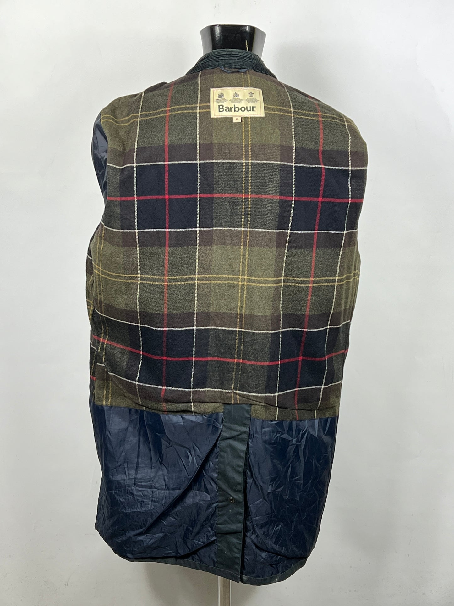 Barbour Cappotto Brambling blu cerato -Man Navy Brambling wax coat size M