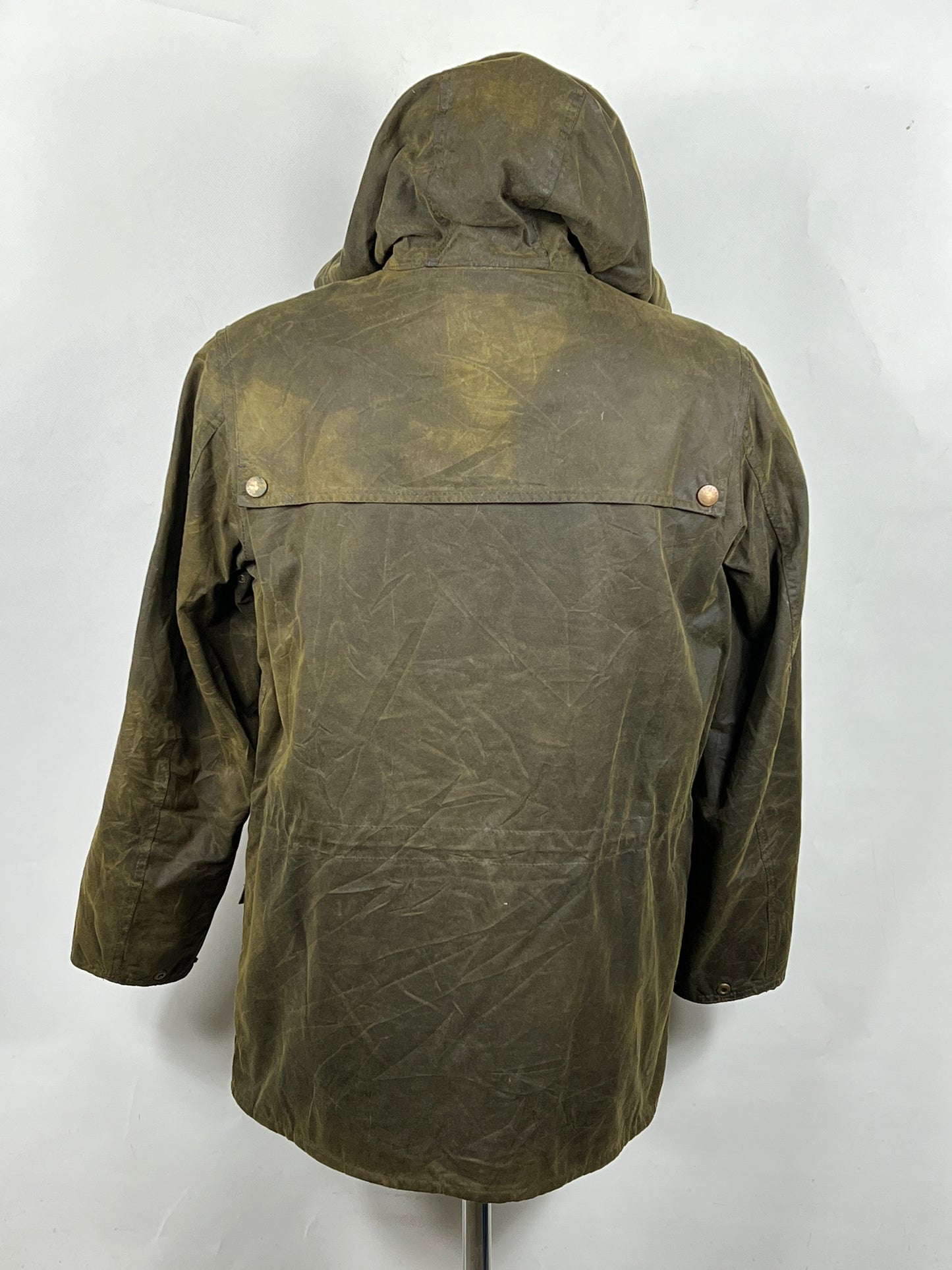 Parka Barbour verde con cappuccio Kirkham Medium-Man Green Parka Jacket size M