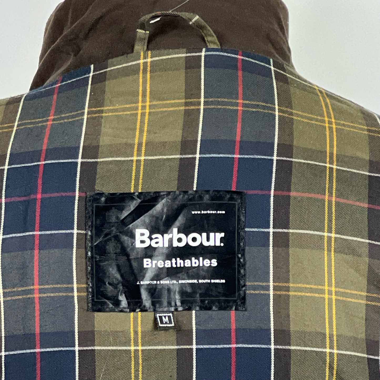 Giacca Barbour Duracotton Marrone Medium -Brown Duracotton Trapper Jacket Size M