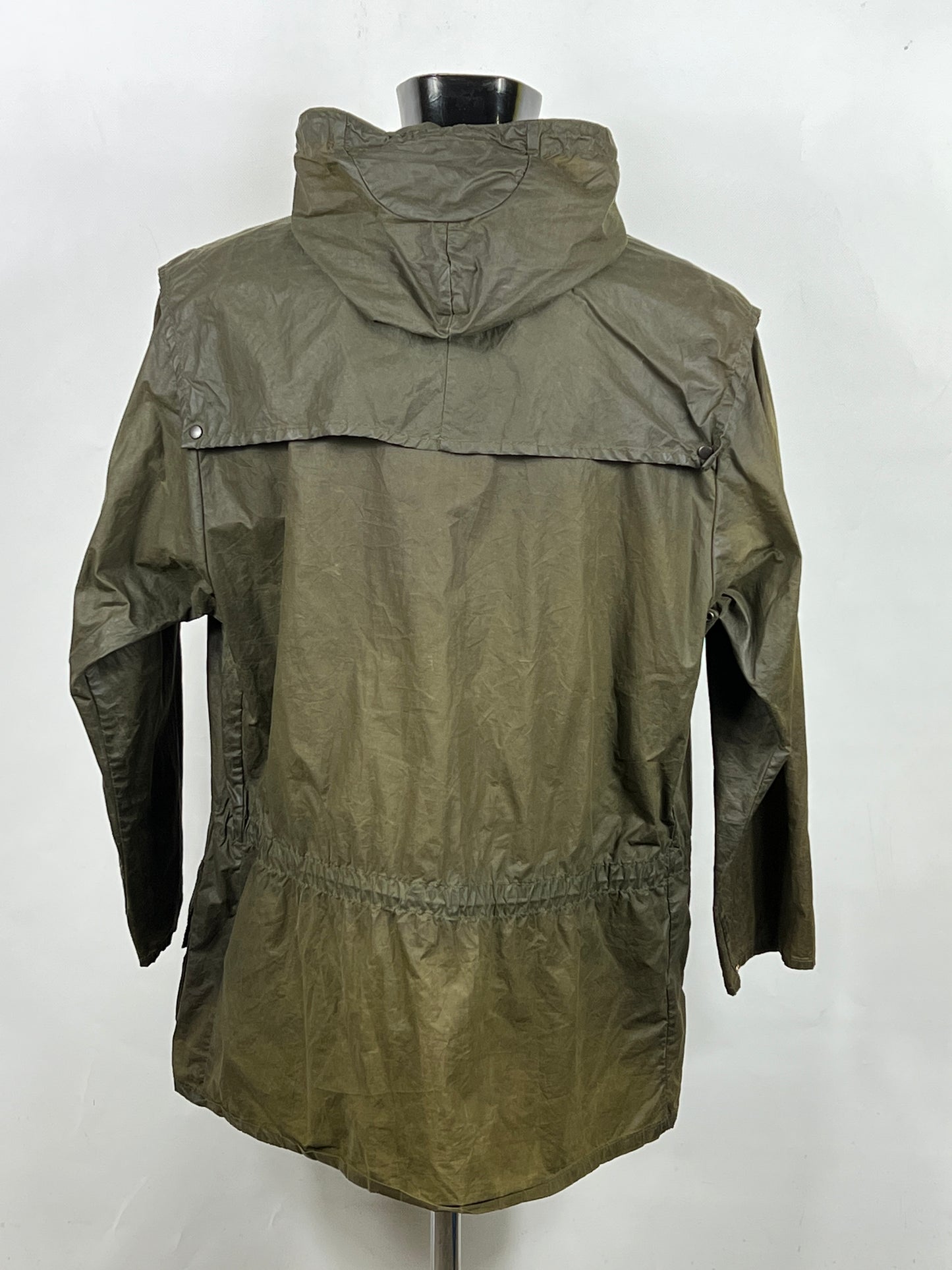 RARA Giacca Barbour verde vintage Durham C40/102 cm- Waxed Durham unlined M