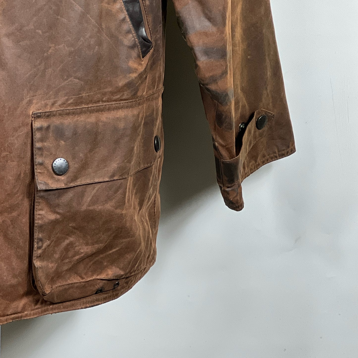 Barbour Giacca Uomo Bushman Marrone Medium- Man Wax Brown Jacket Size M