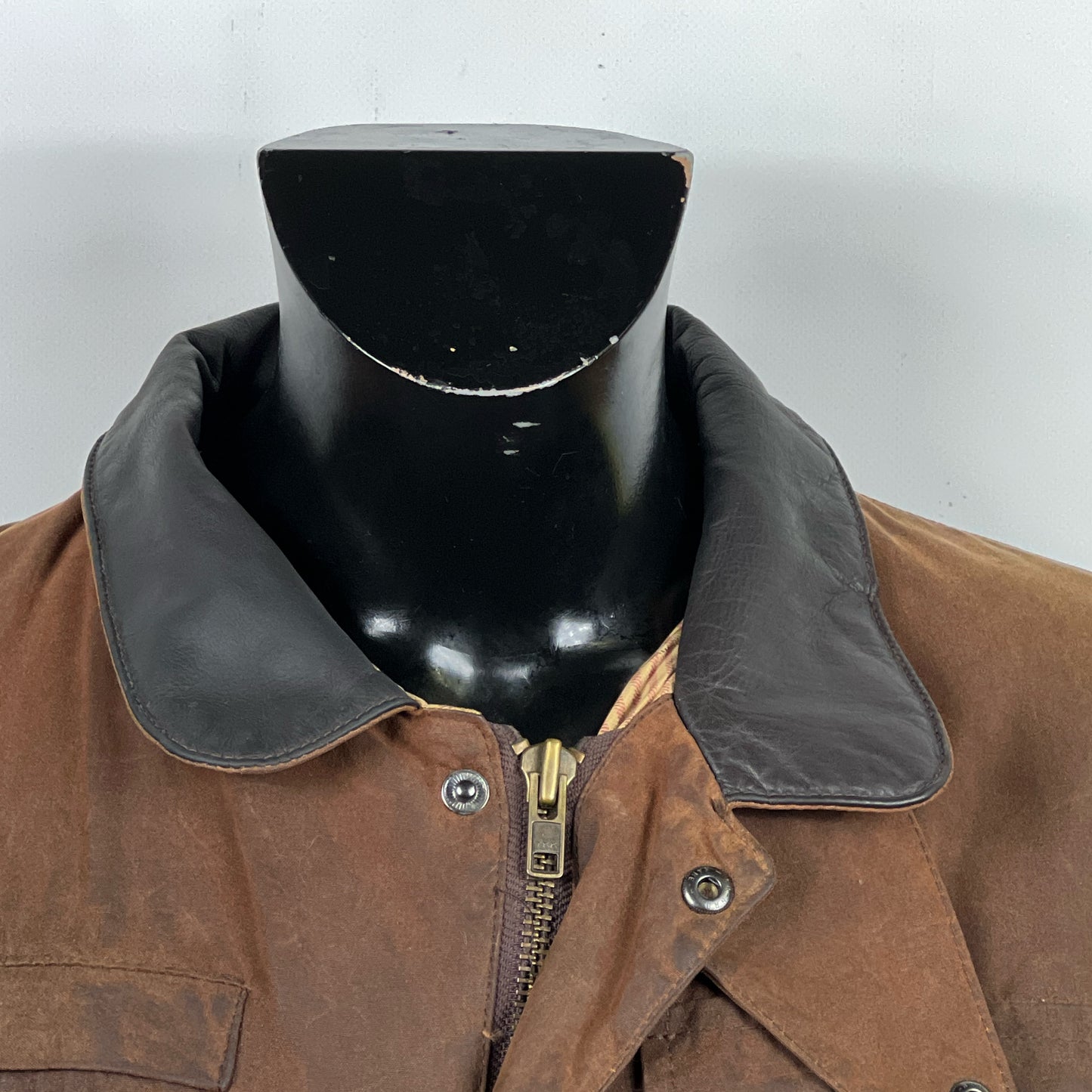 Barbour Giacca Uomo Bushman Marrone Medium- Man Wax Brown Jacket Size M