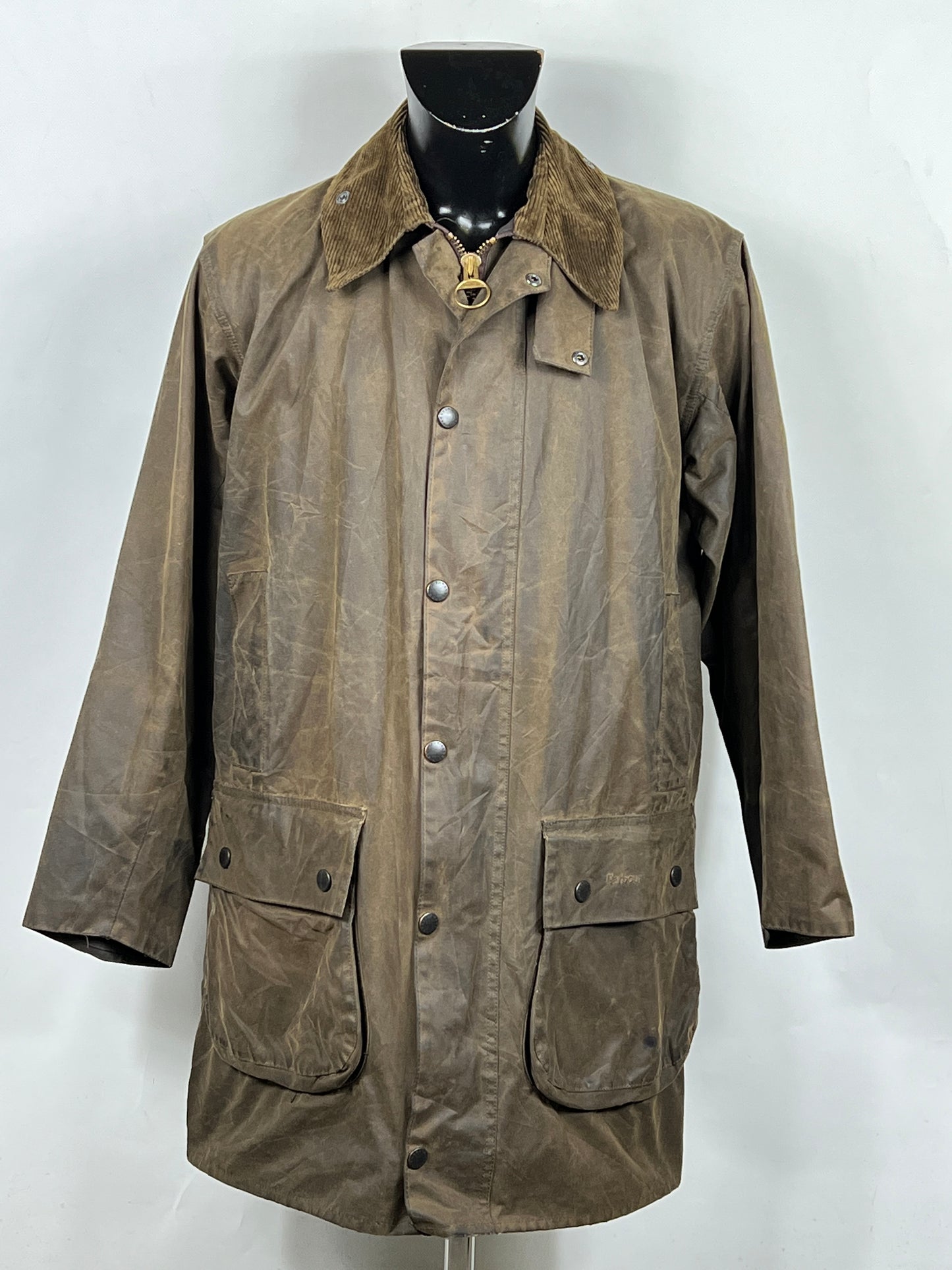 Giacca Barbour Northumbria c40/102 cm olive - Olive Northumbria wax jacket size M