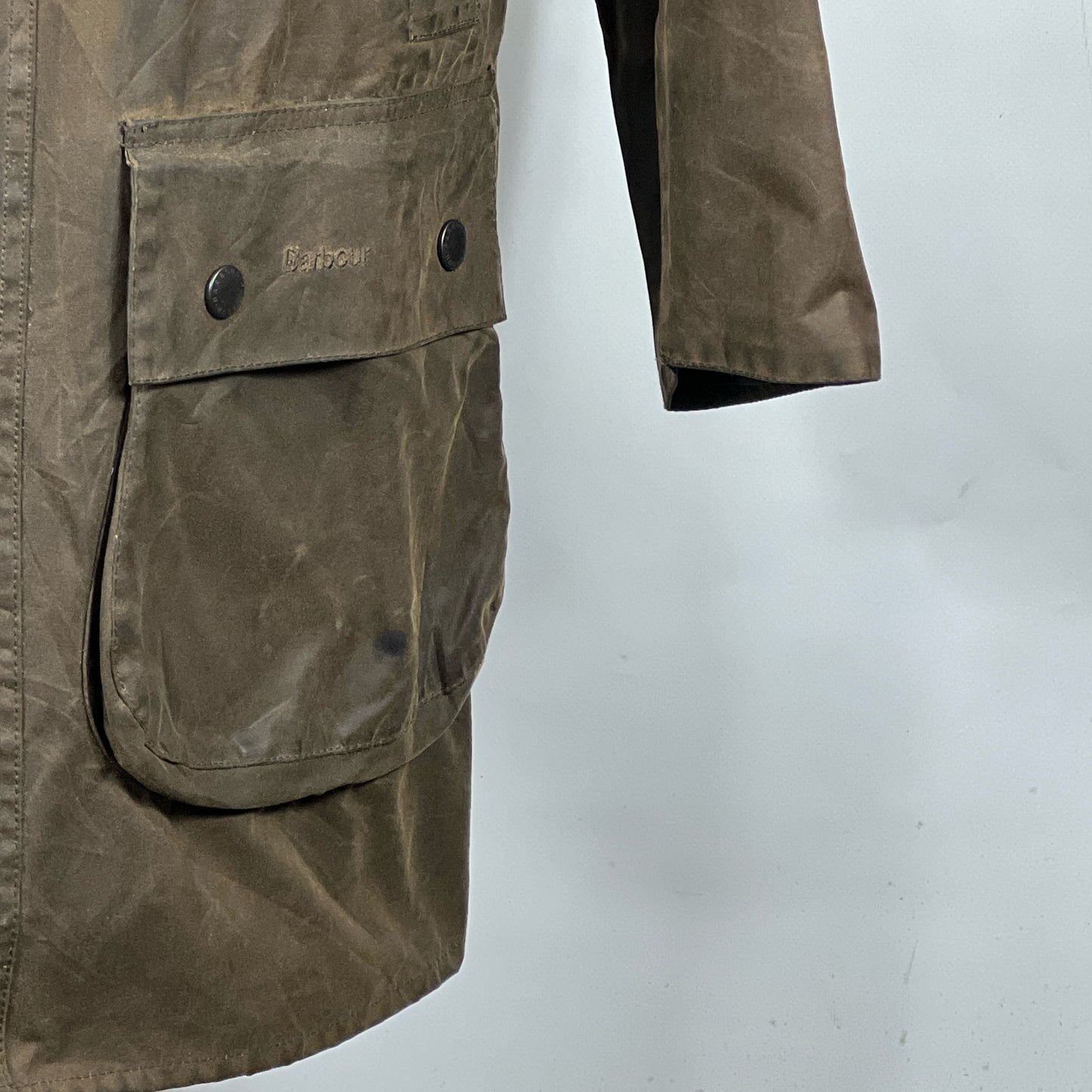 Giacca Barbour Northumbria c40/102 cm olive - Olive Northumbria wax jacket size M