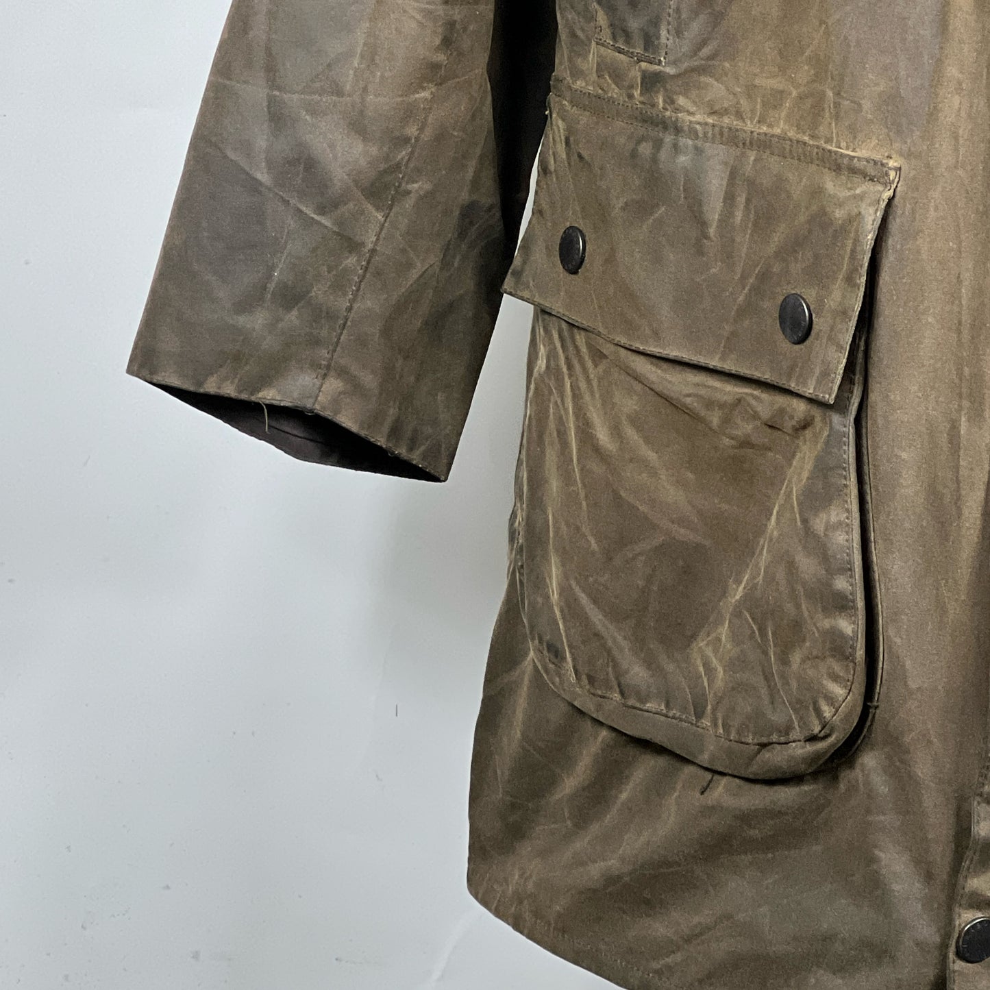 Giacca Barbour Northumbria c40/102 cm olive - Olive Northumbria wax jacket size M
