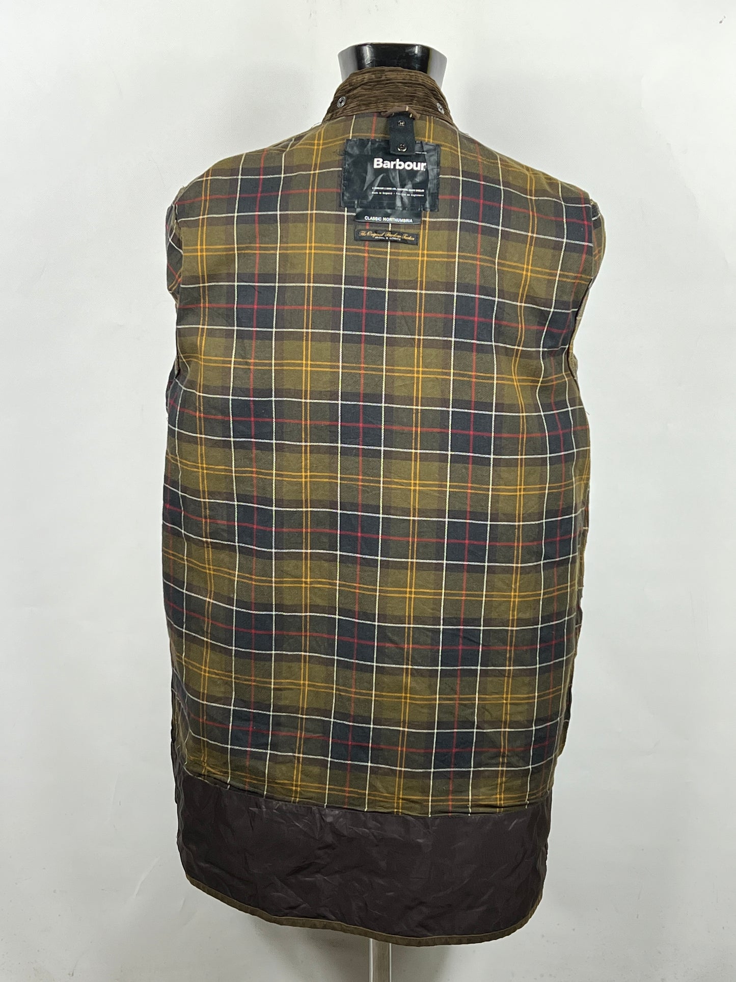Giacca Barbour Northumbria c40/102 cm olive - Olive Northumbria wax jacket size M