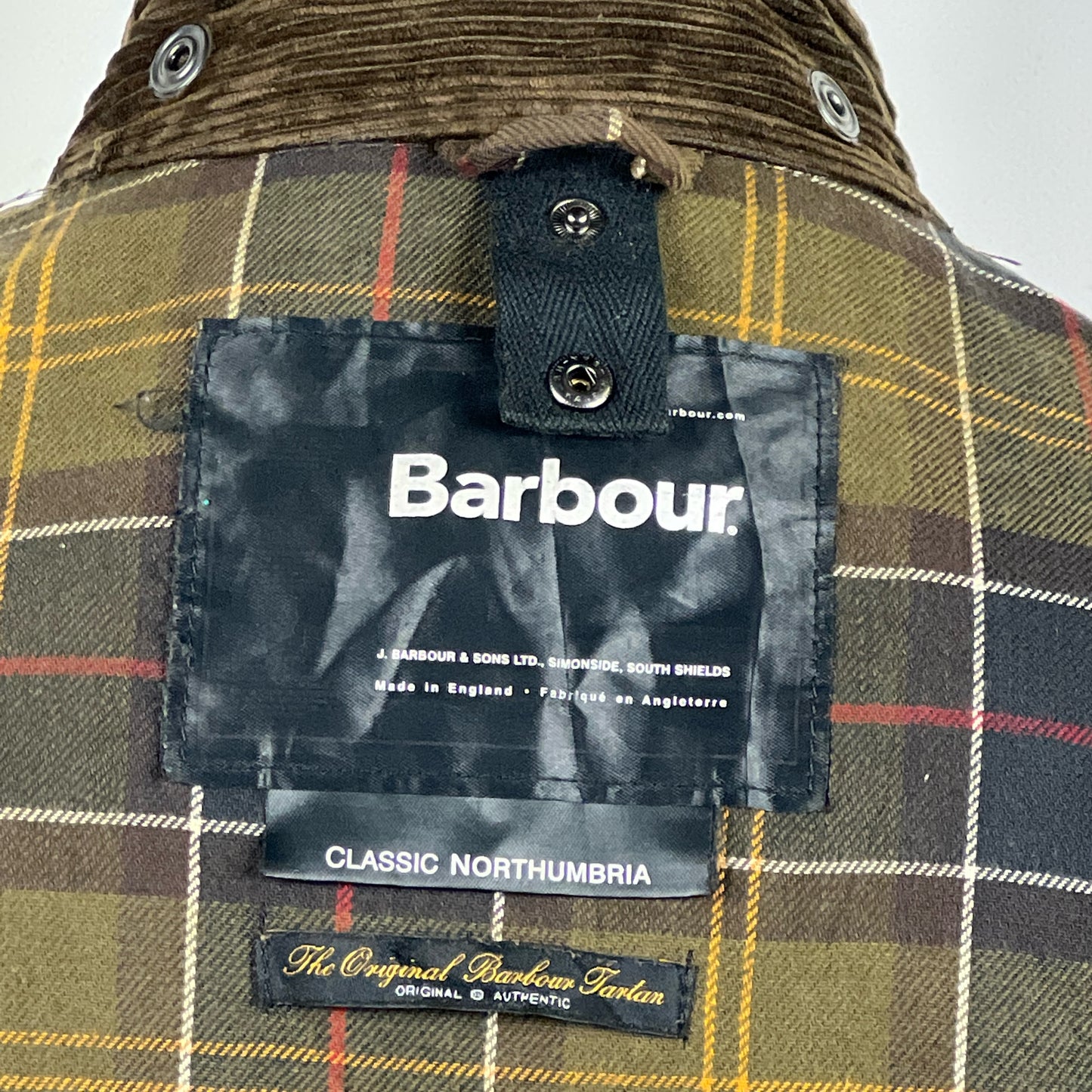 Giacca Barbour Northumbria c40/102 cm olive - Olive Northumbria wax jacket size M