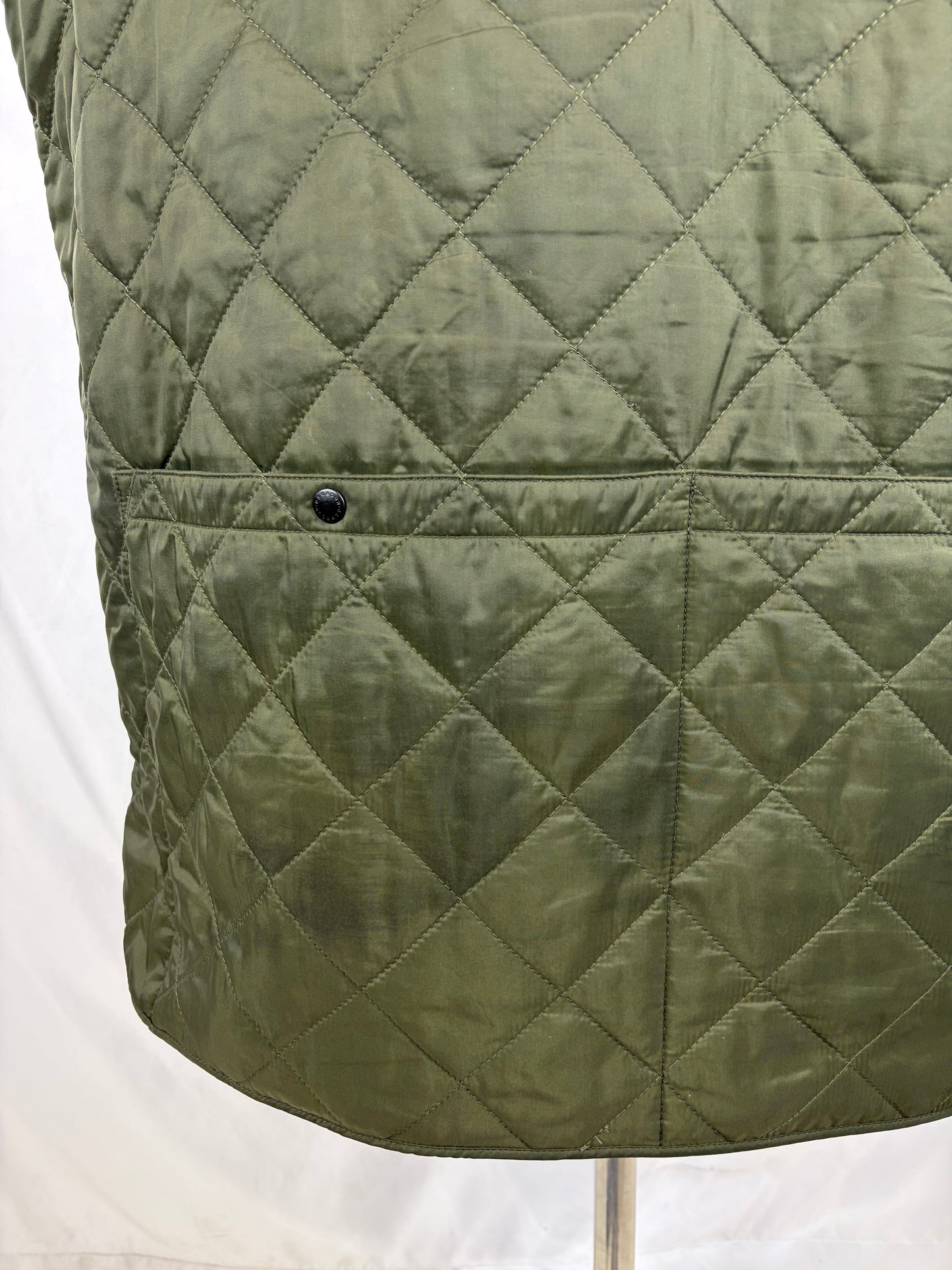 Gilet vintage Barbour Keeperwear verde Xlarge - Man Quilted Keeperwear Vest size XL