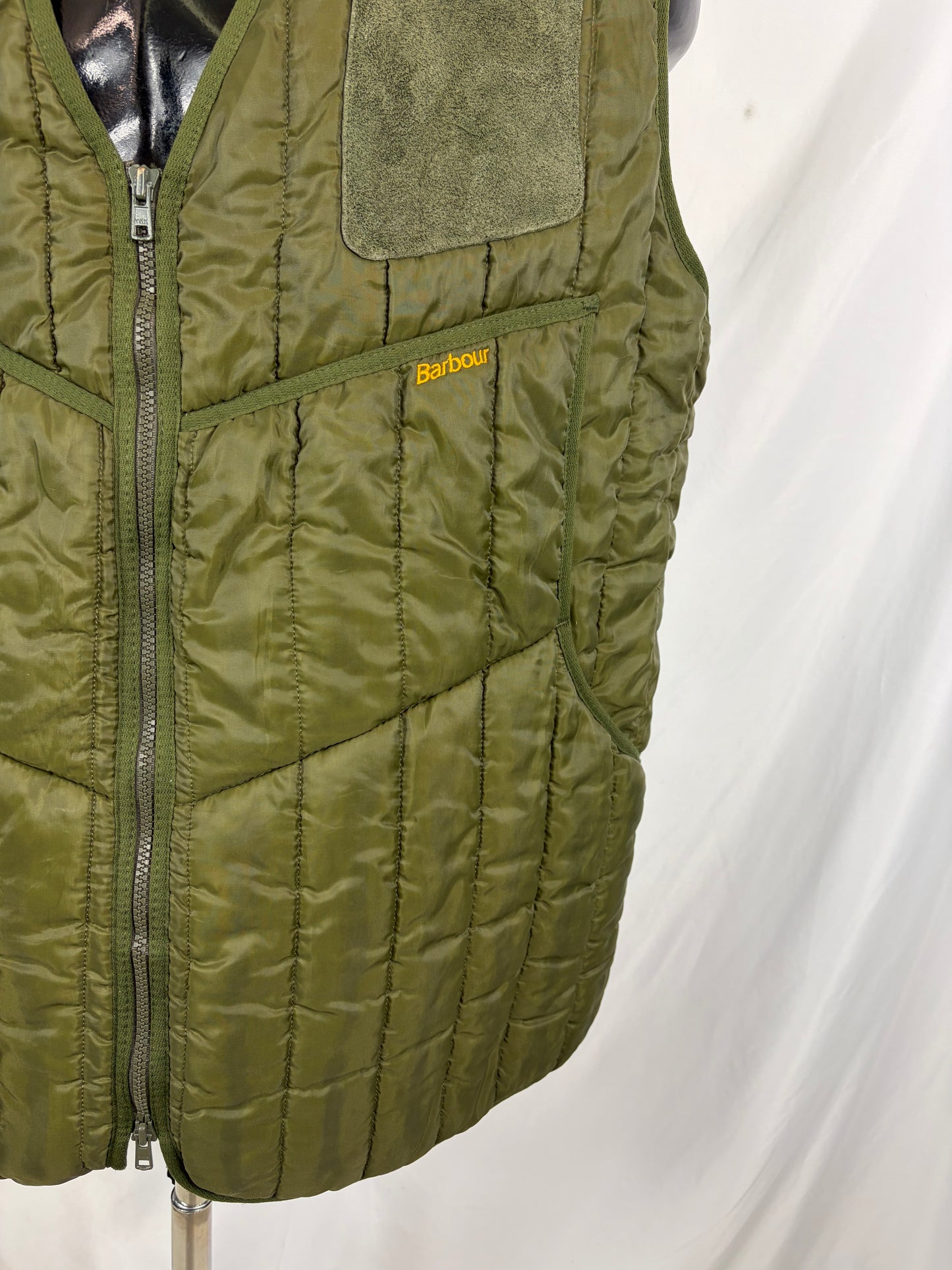 Gilet Barbour Uomo Verde da caccia XLarge Man Green Pennine Shooting Waistcoat size XL