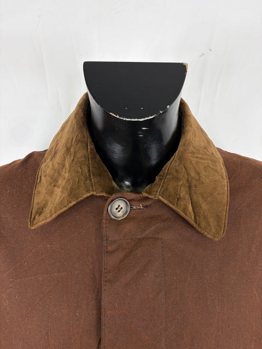 RARO Barbour Vintage Original Coat Marrone Large - Man Wax Brown Vintage Original Coat size L - Shop In London