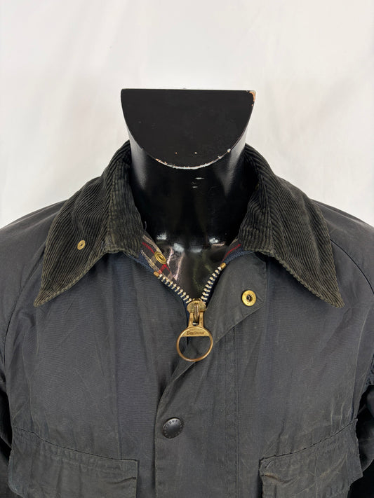 RARO Barbour Bedale 4 tasche C38/97 CM Man Navy vintage Bedale Jacket Medium 4 pockets C38